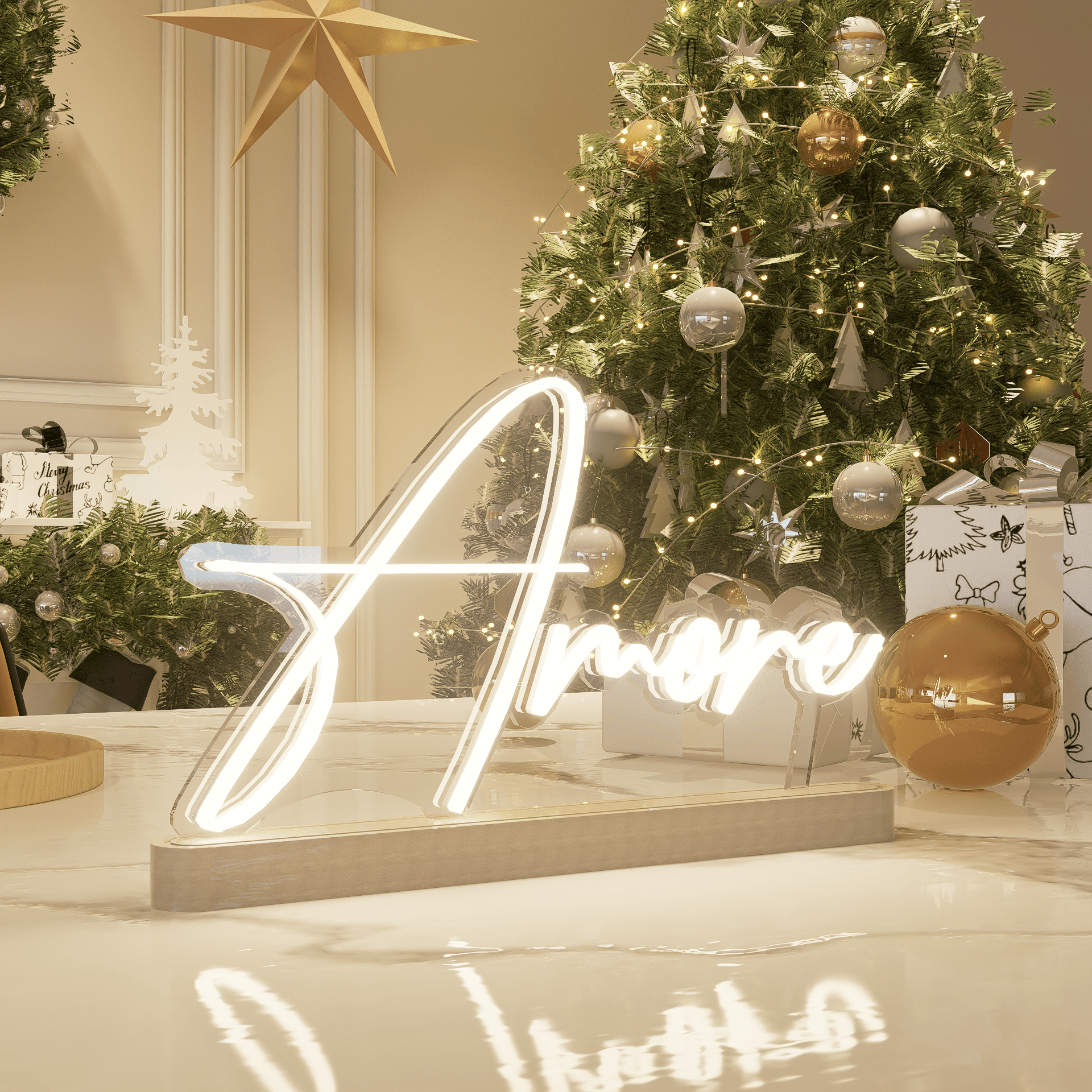 Christmas Neon Signs to Create a Festive Atmosphere Today