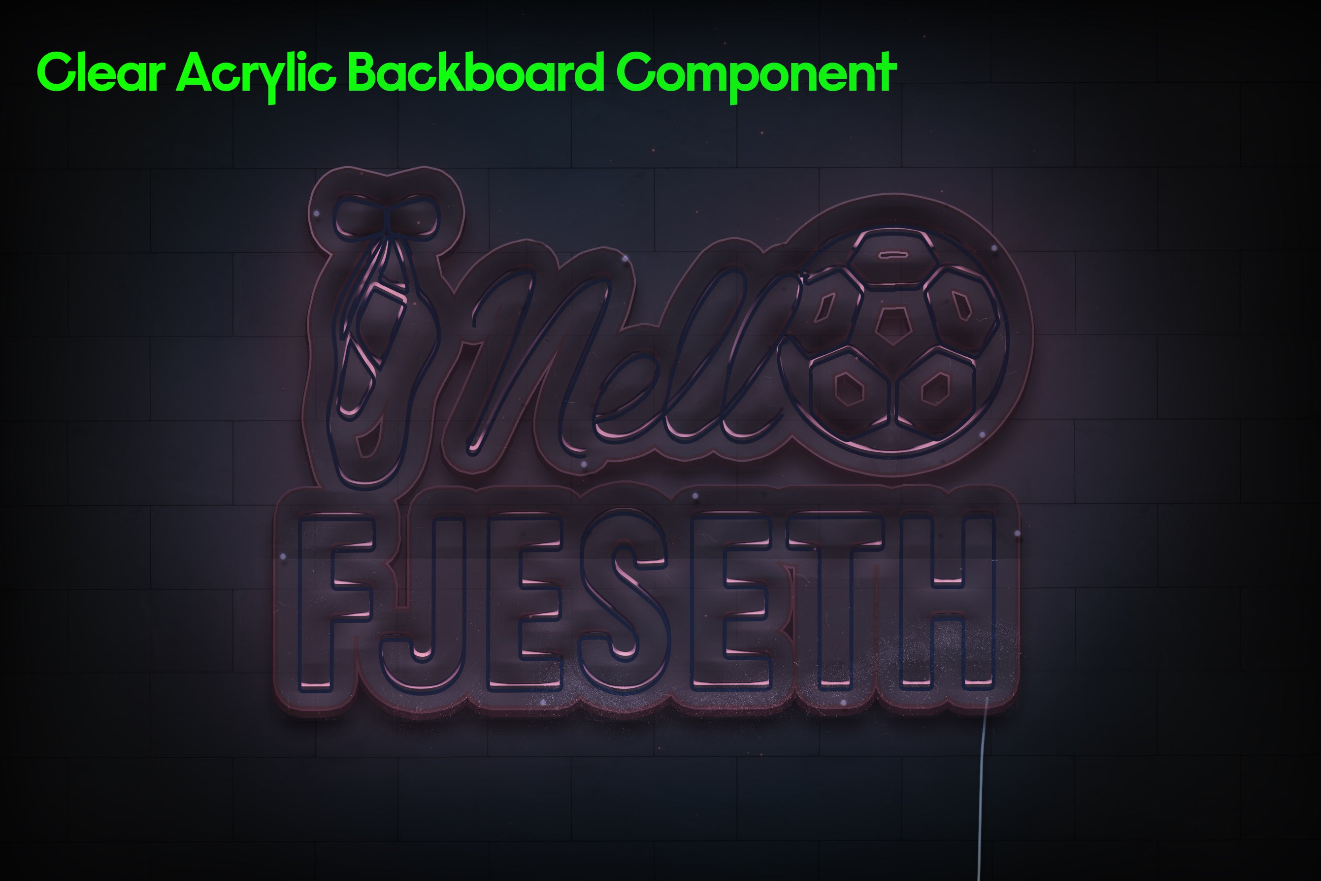 Z1299 Customized LED LOGO to BLAIR