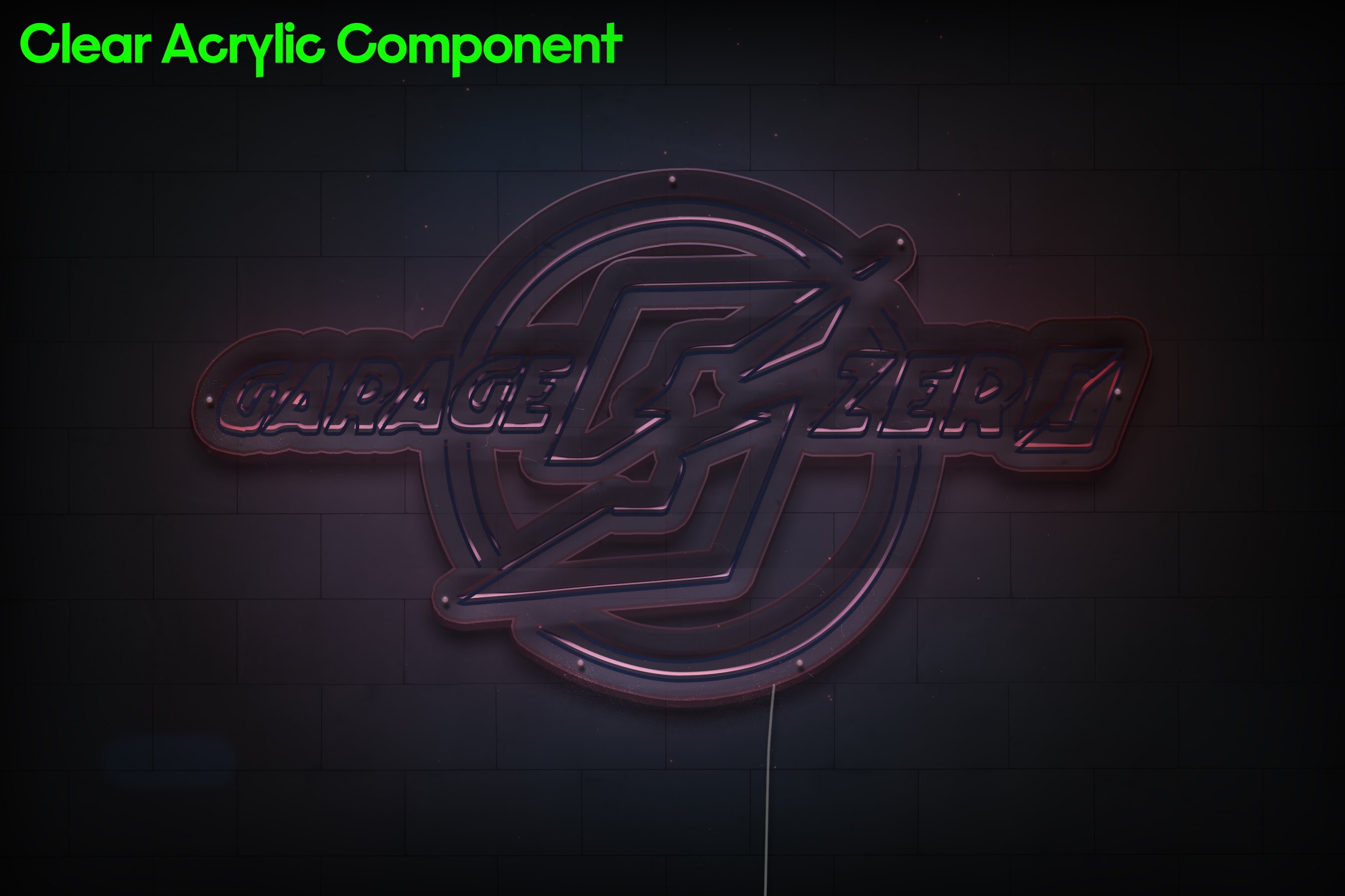 Z1317 Customized LED LOGO to Carlos