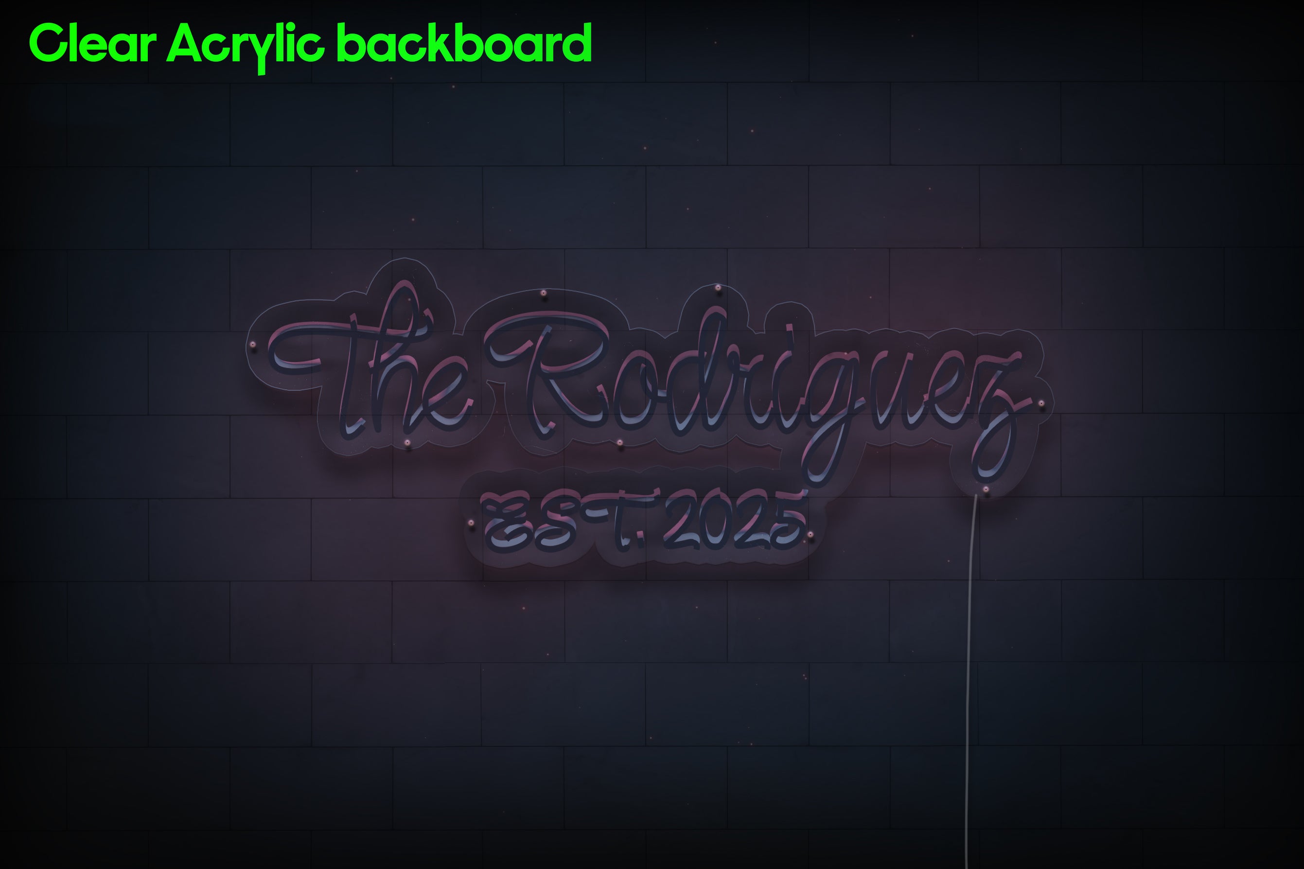 Z1345 Customized LED LOGO to Ozvaldo