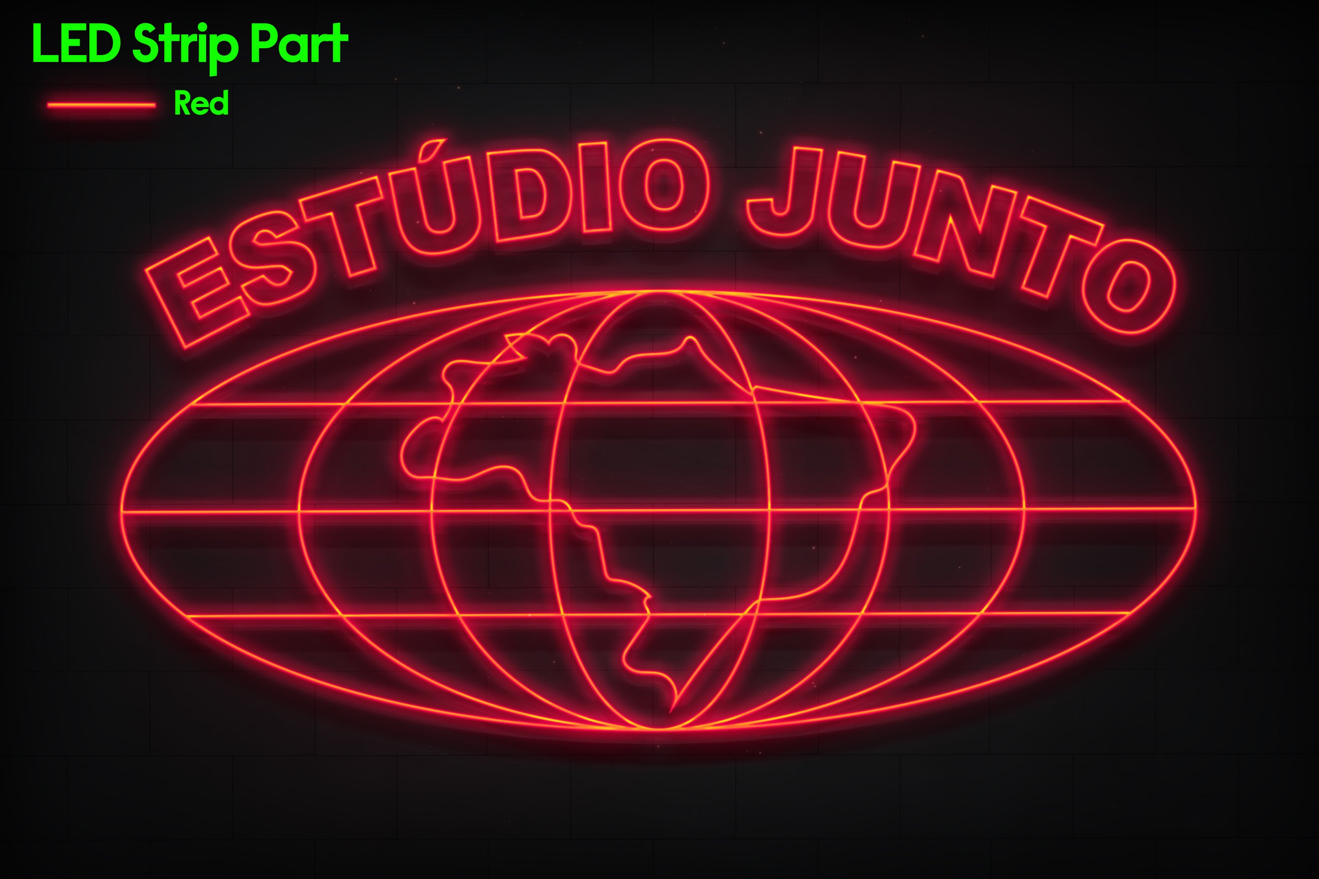 Z1347 Customized LED LOGO to Gustavo