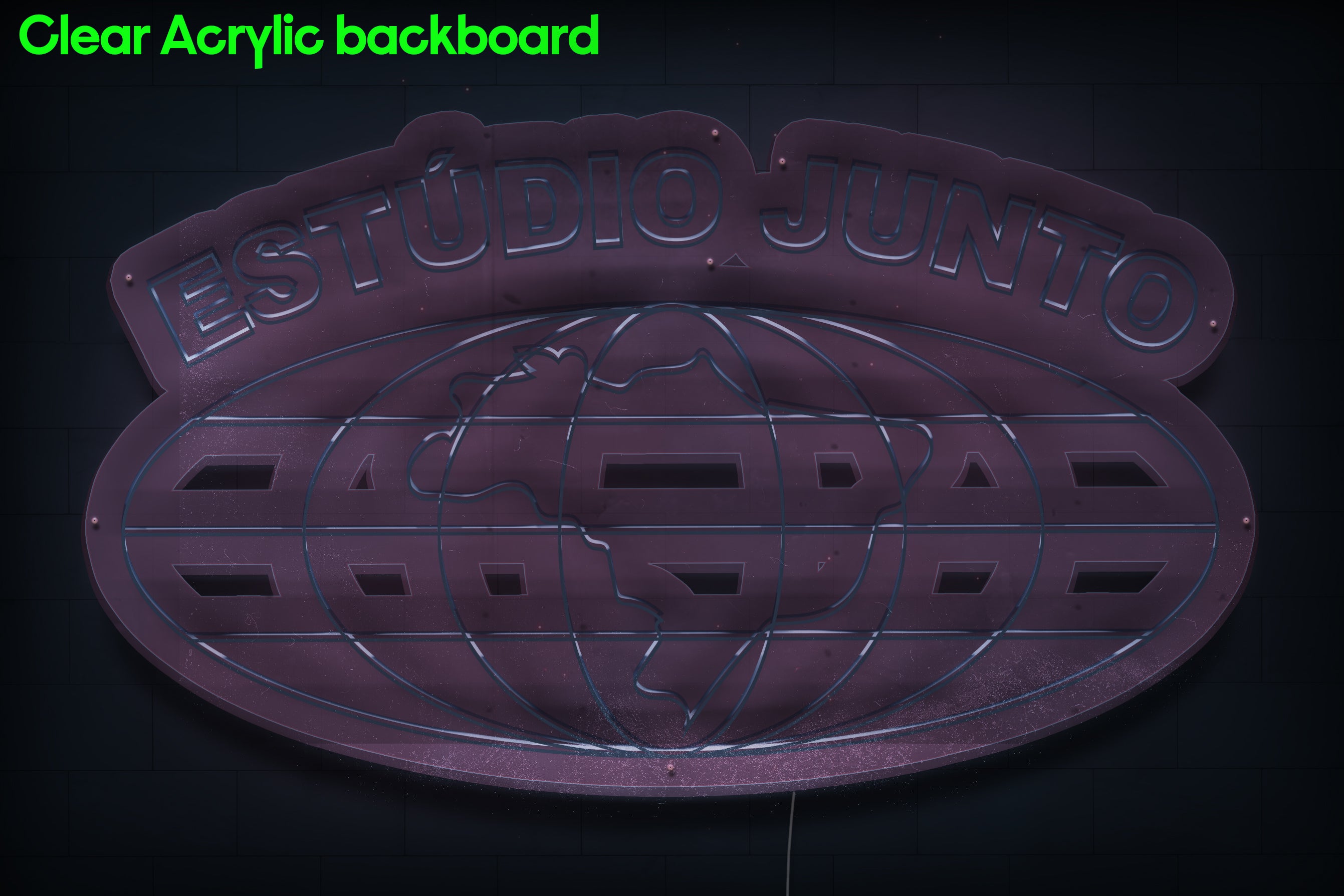 Z1347 Customized LED LOGO to Gustavo