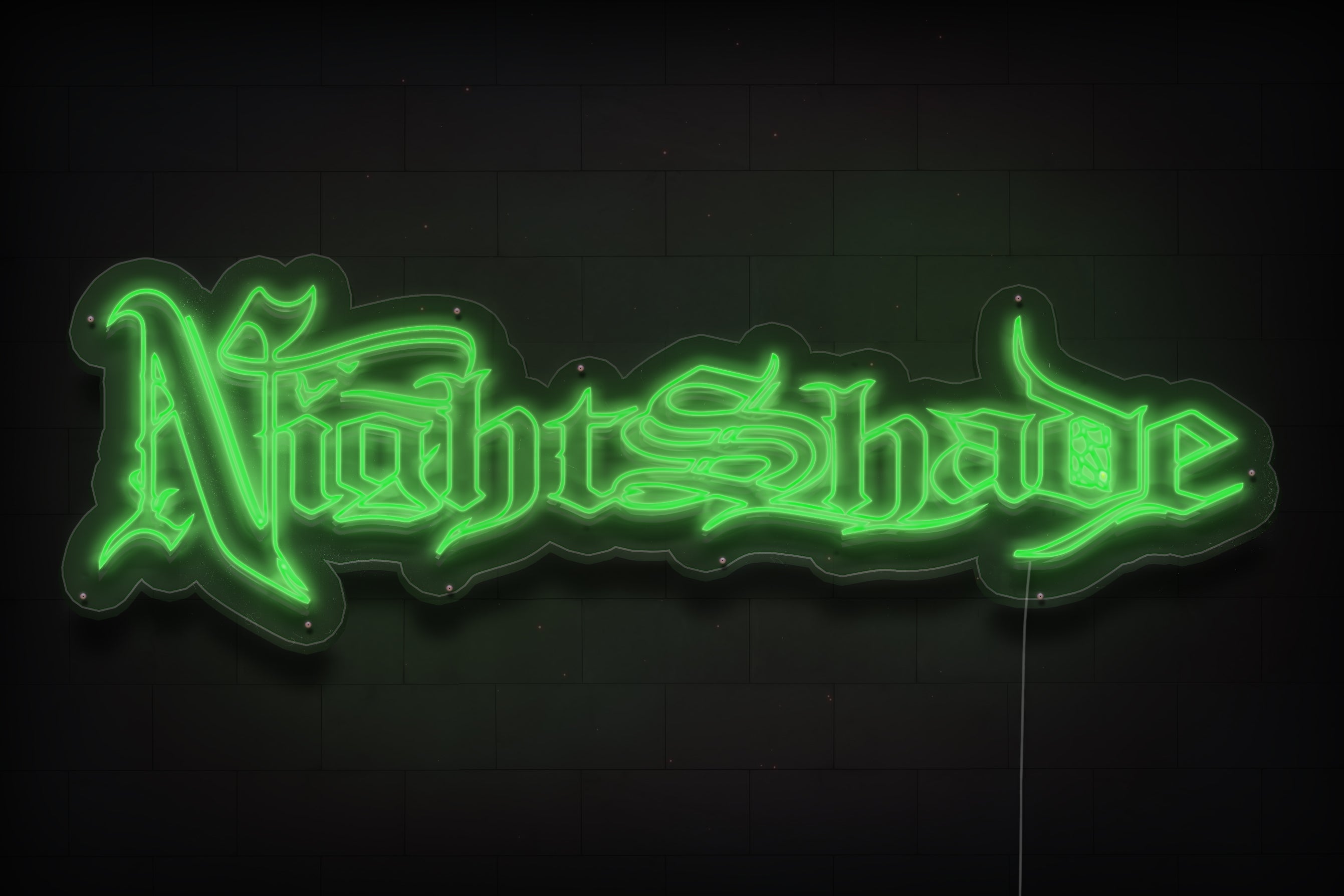 Z1358 Customized LED LOGO to Harley
