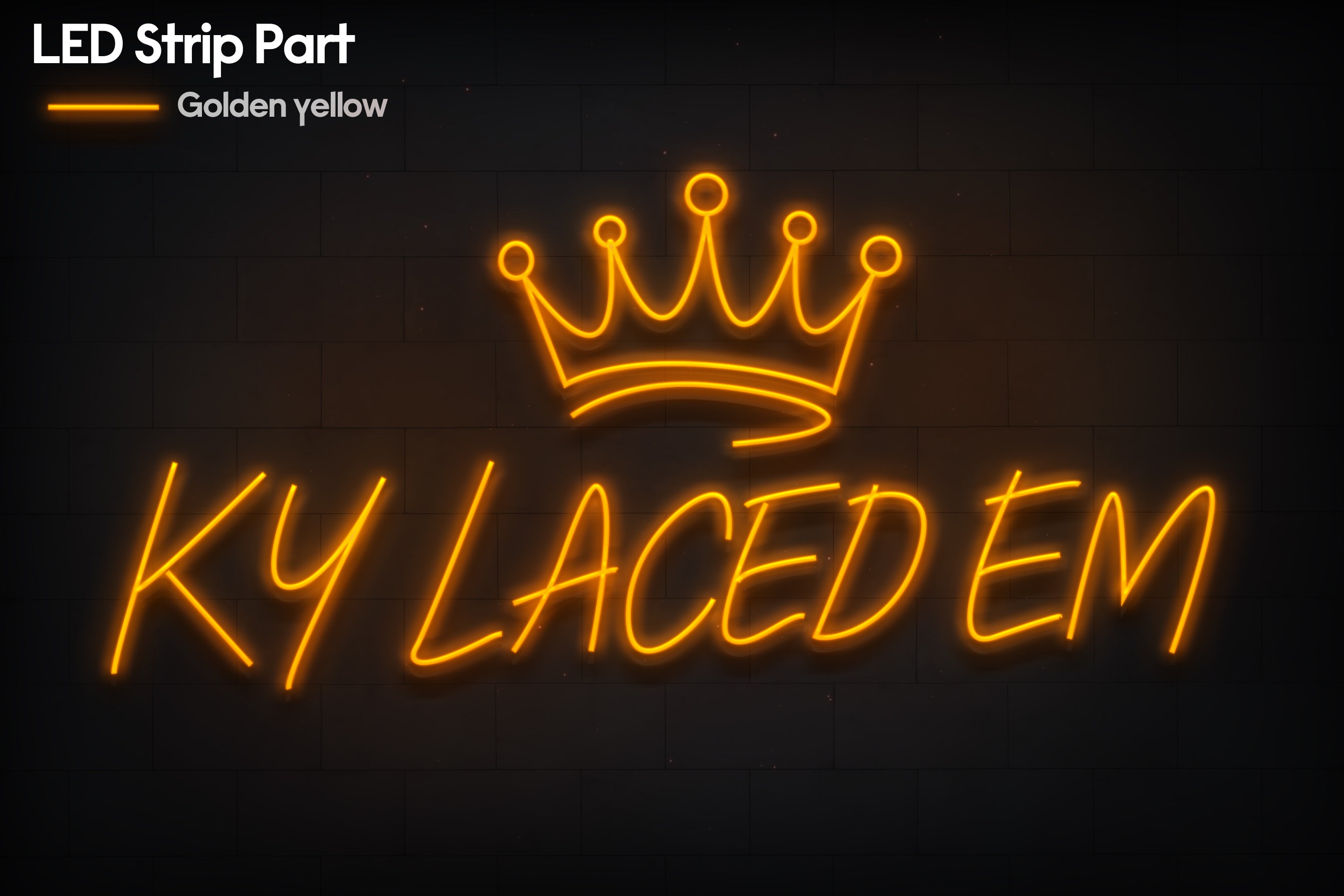 Z1363 Customized LED LOGO to Tyrese