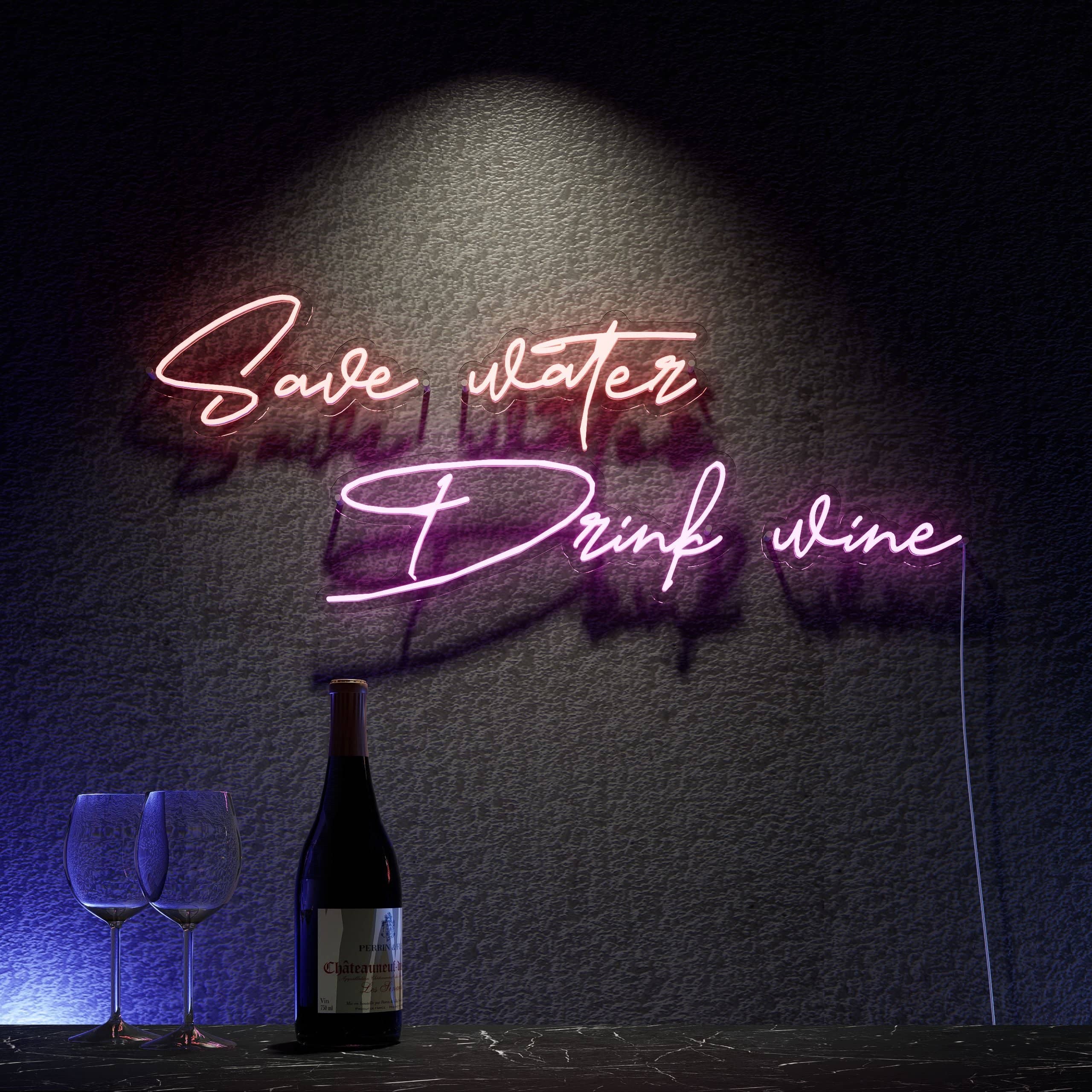 preserve-water-resources,-savor-wine-neon-sign-lite