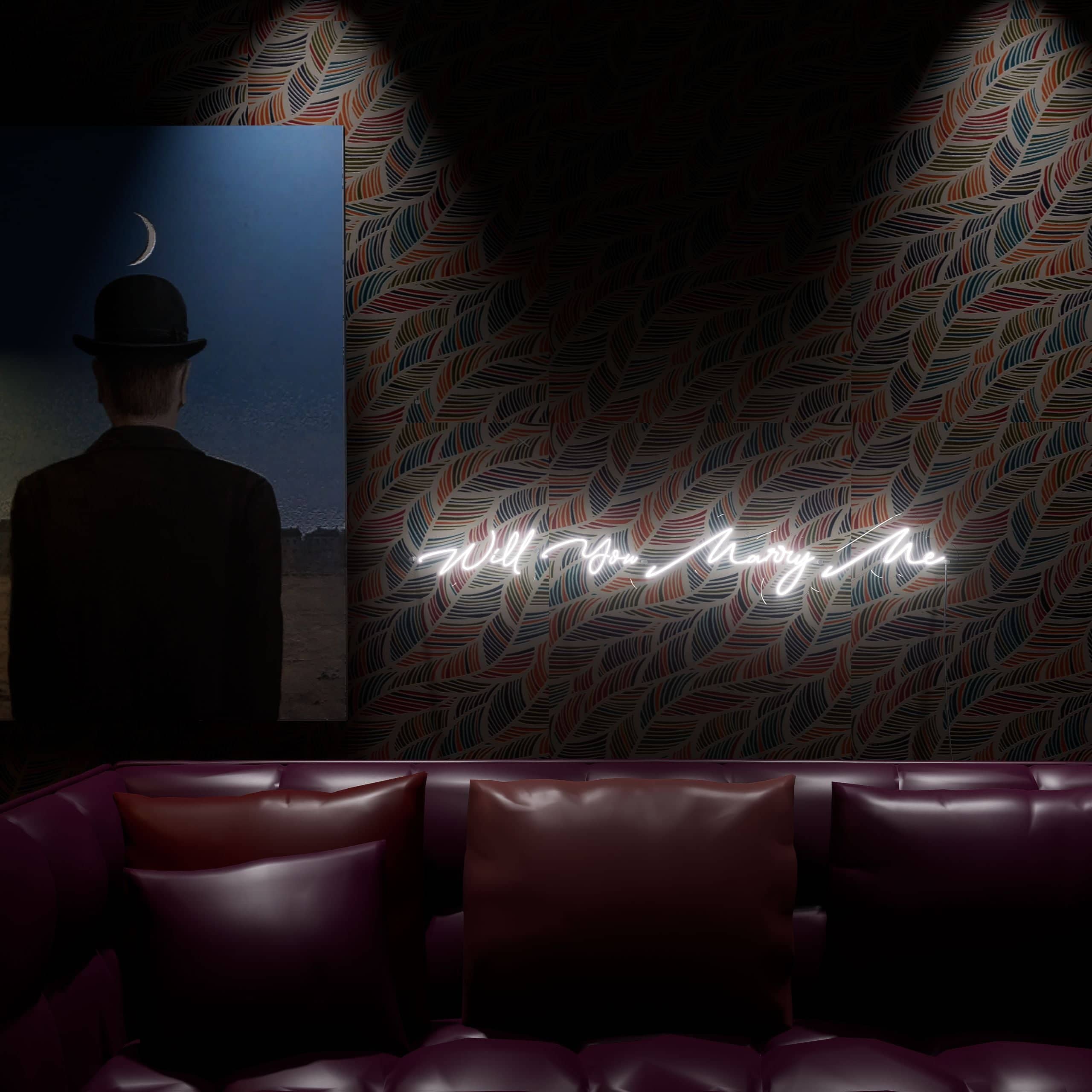 Romantic bedroom neon signs for cozy evenings.