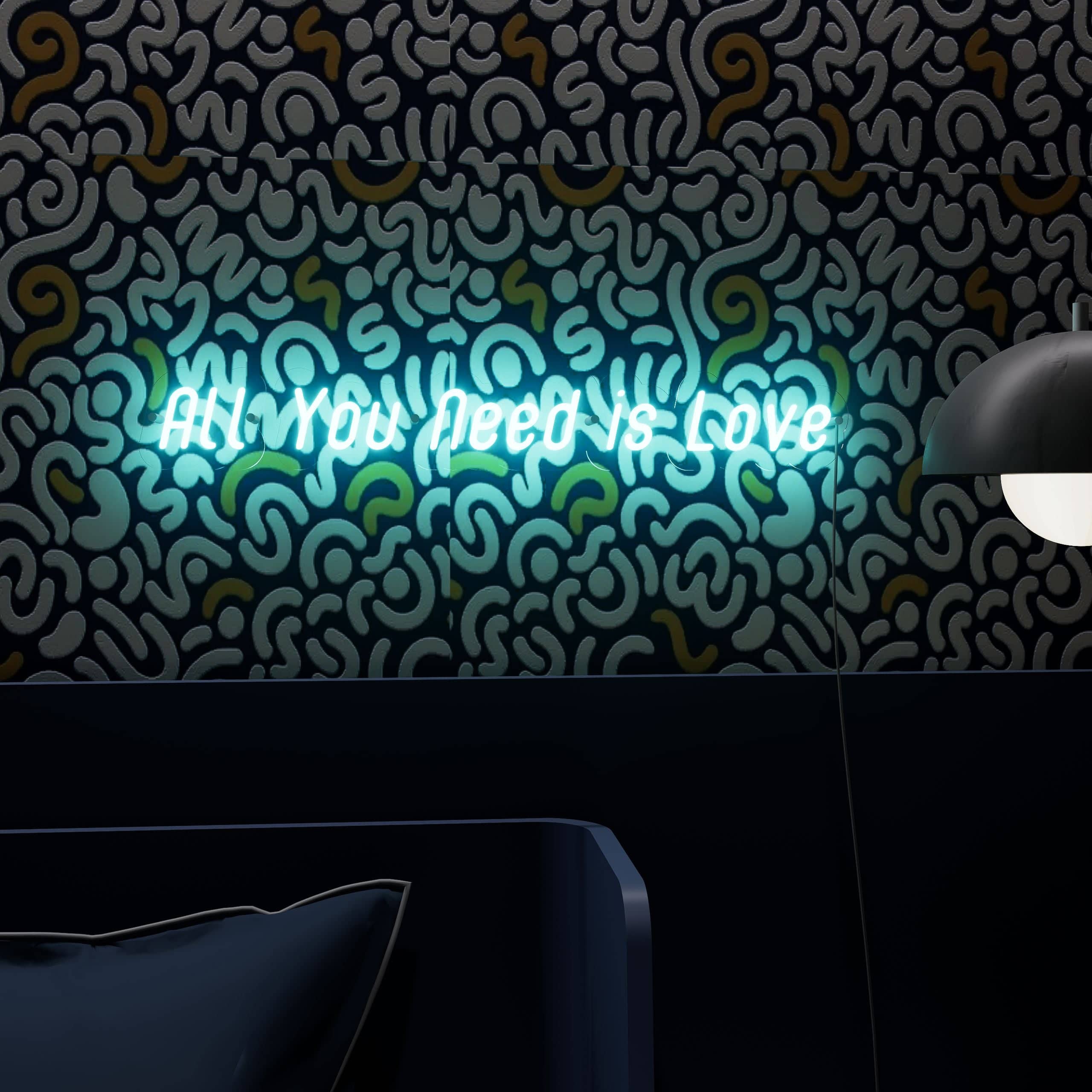 Transform your room with 'All You Need is Love' sign