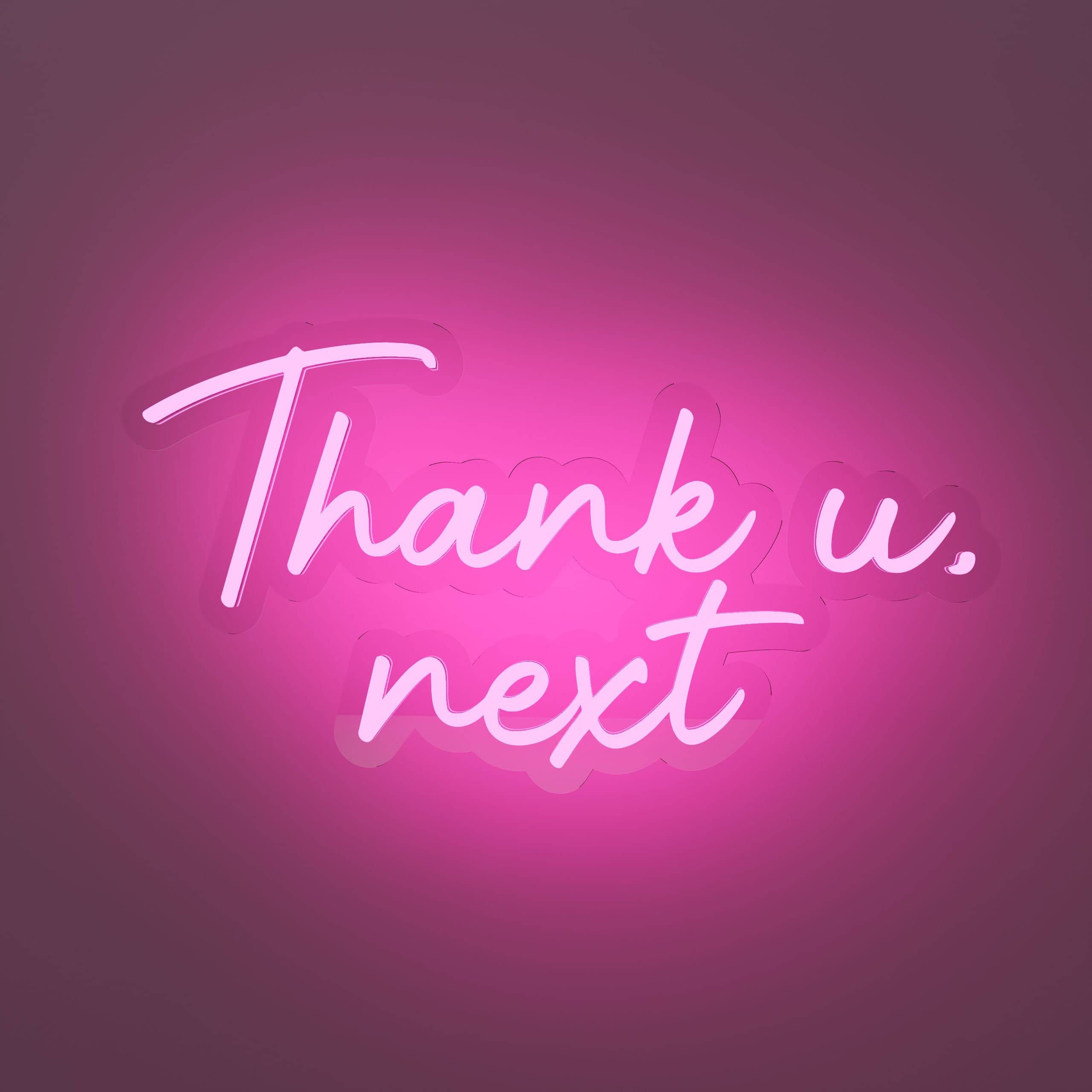 Thank u FUNNY next neon sign, a bar highlight.
