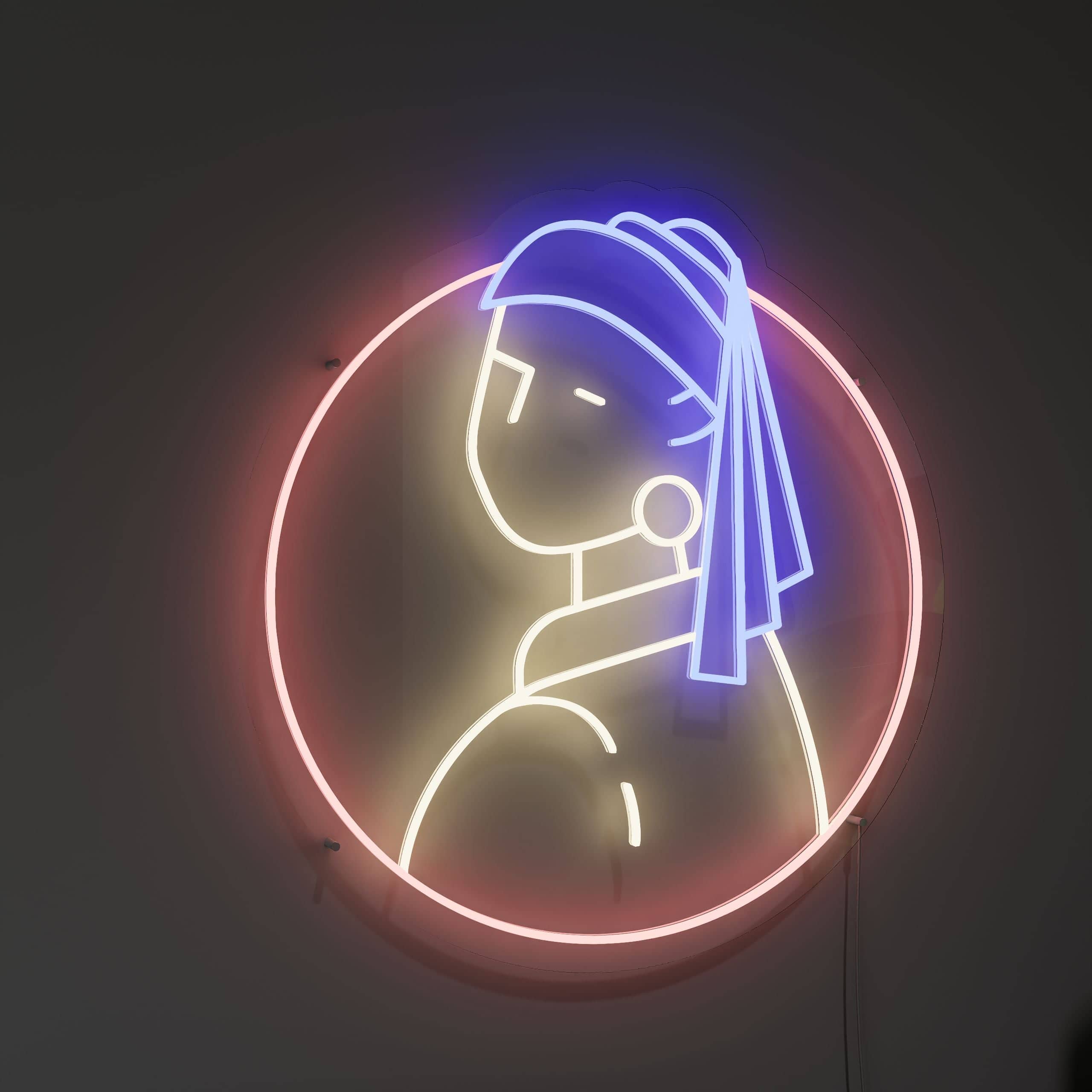 streamlined-representation-of-the-girl-with-pearl-earring-neon-sign-lite