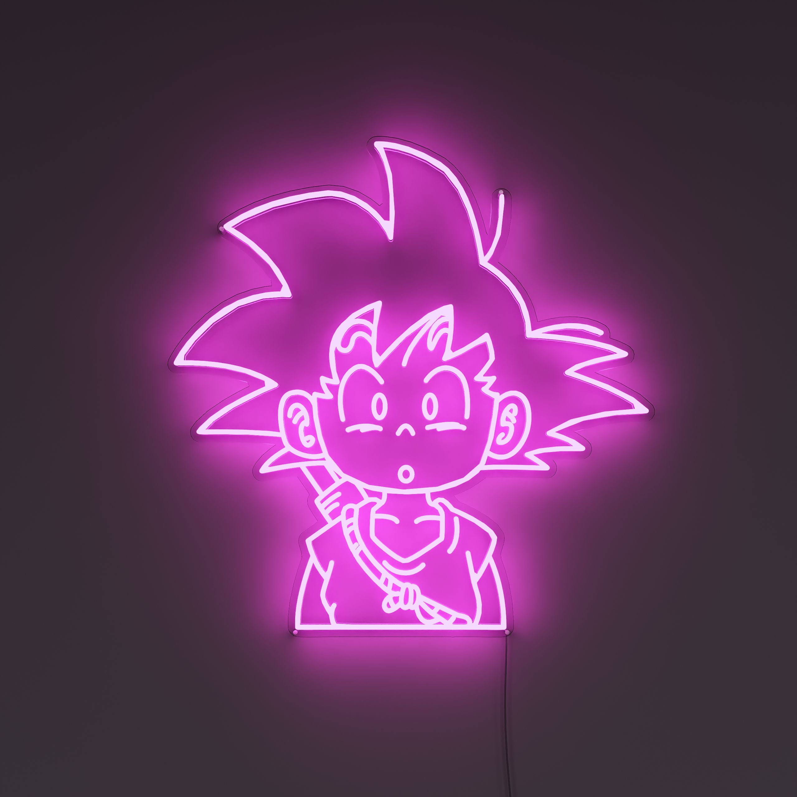 dragon-ball-z-goku-Fuchsia-Neon-sign-Lite