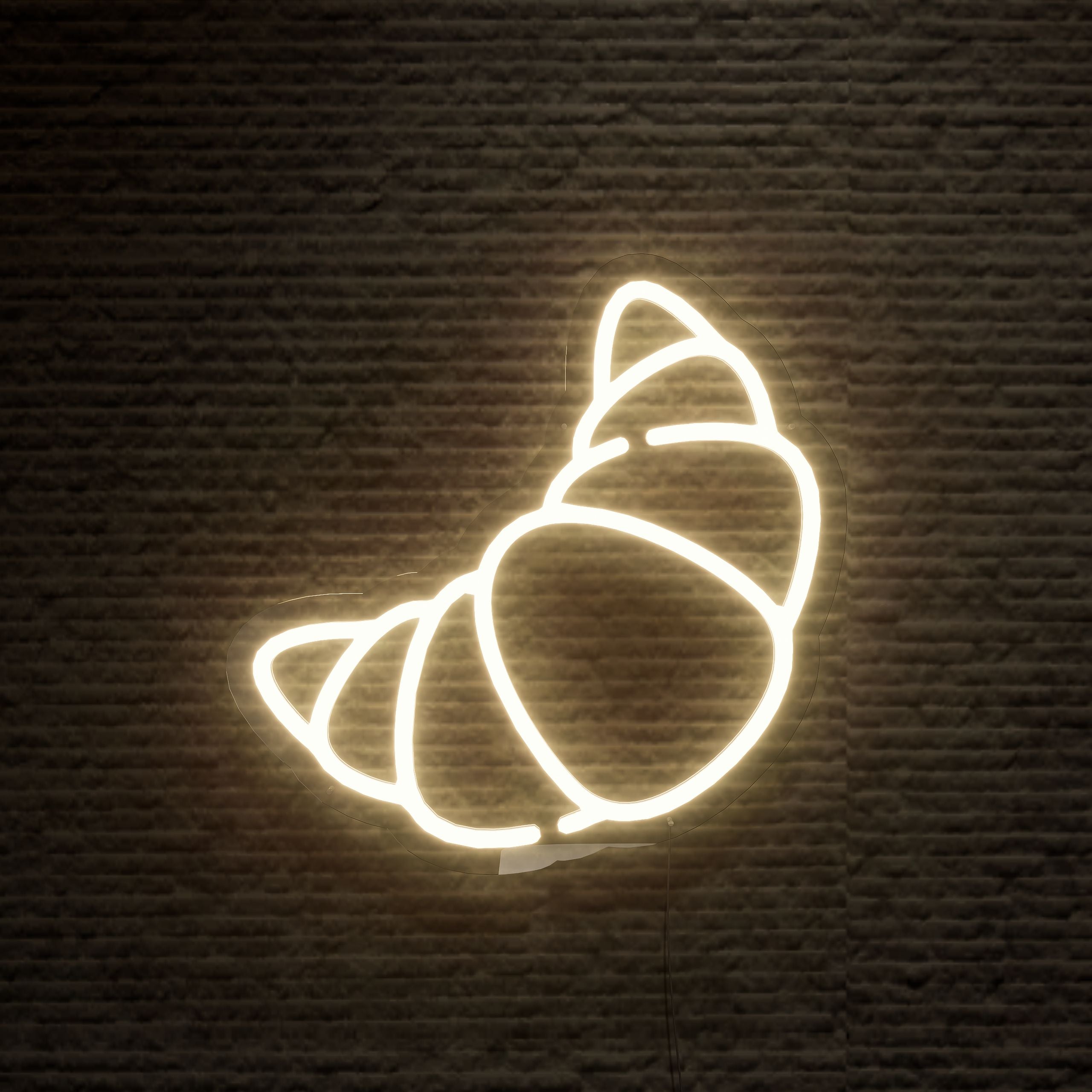 Croissant Light in Neon yellow