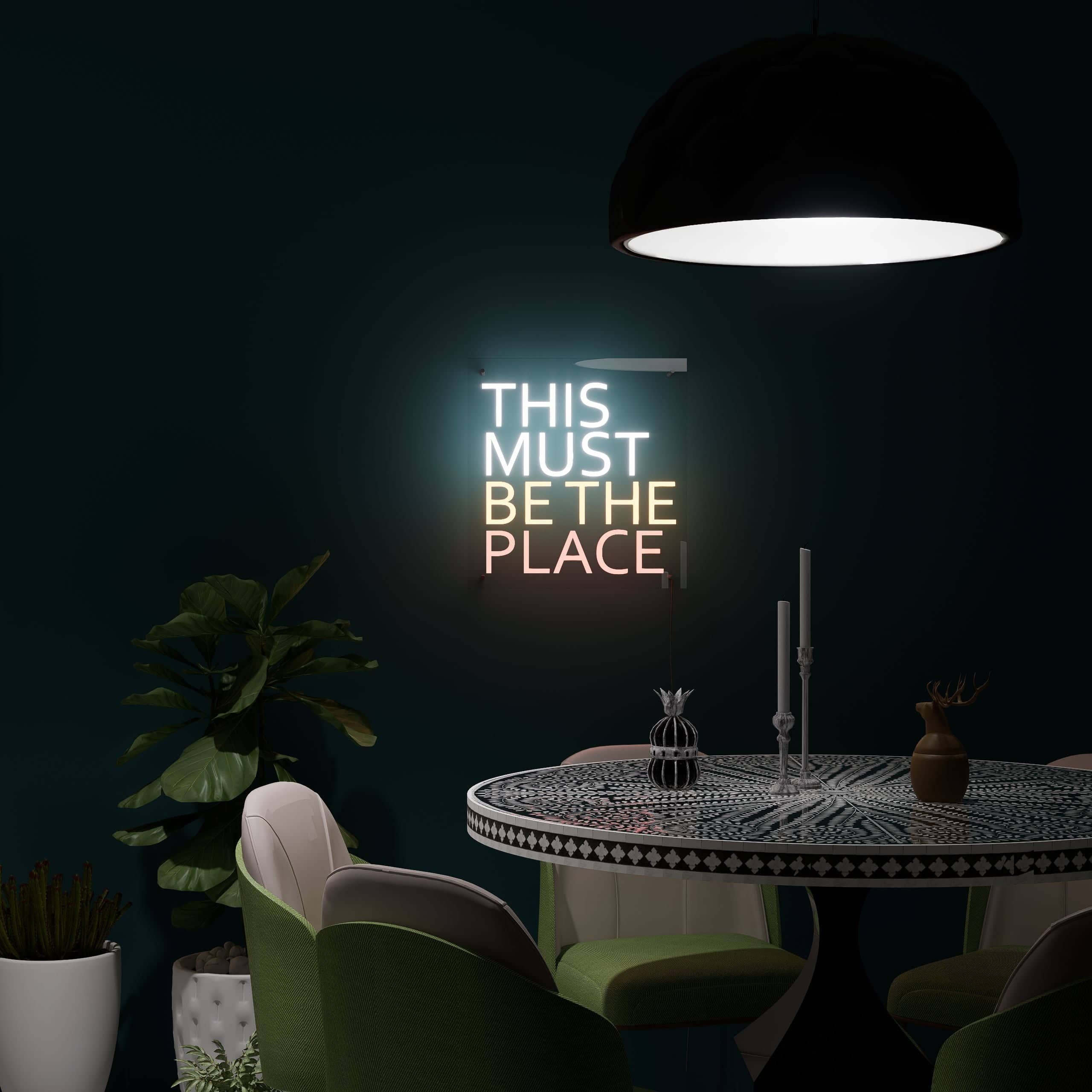 Custom neon LED signs personalize any sleeping space