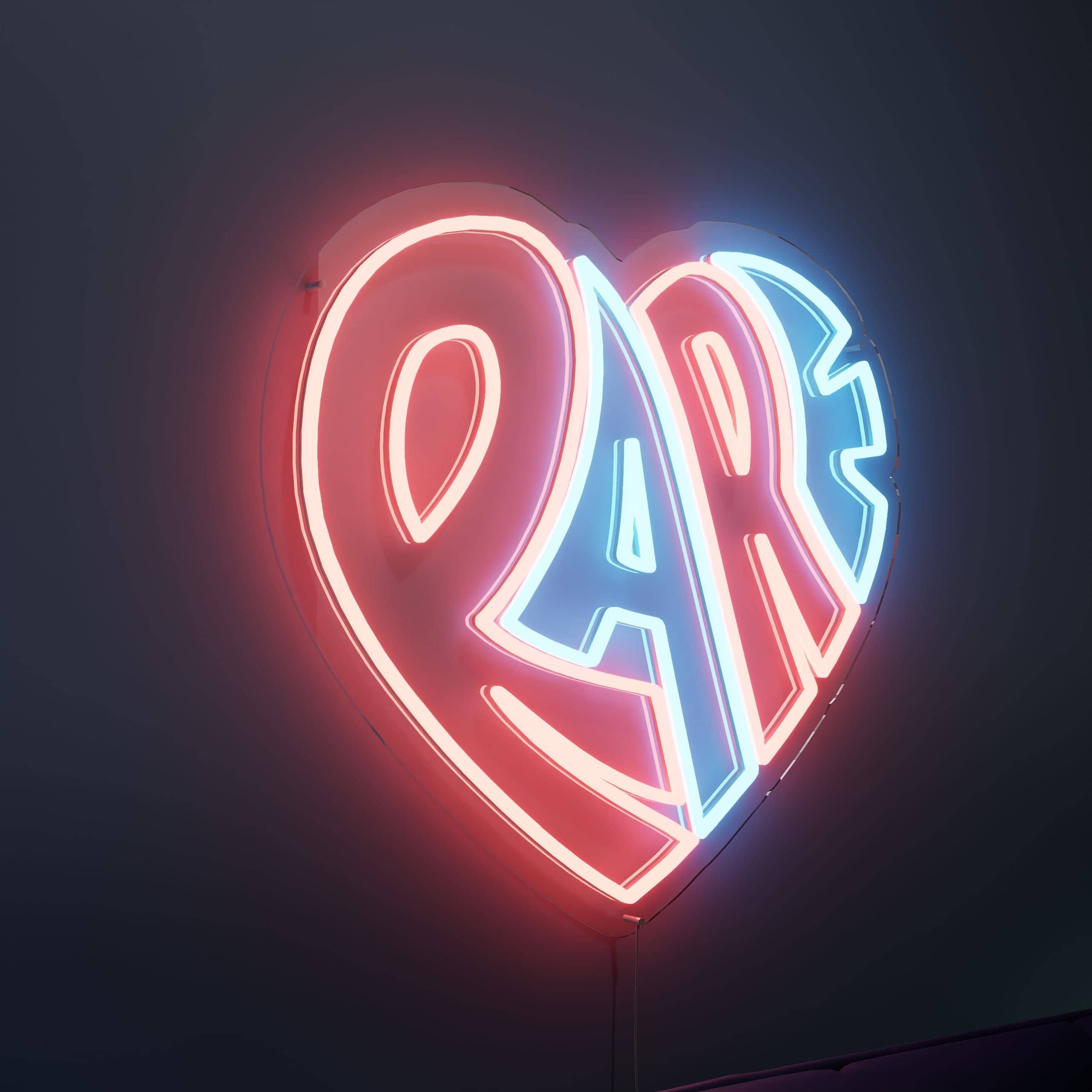 Chic neon signs aesthetic for modern home decor