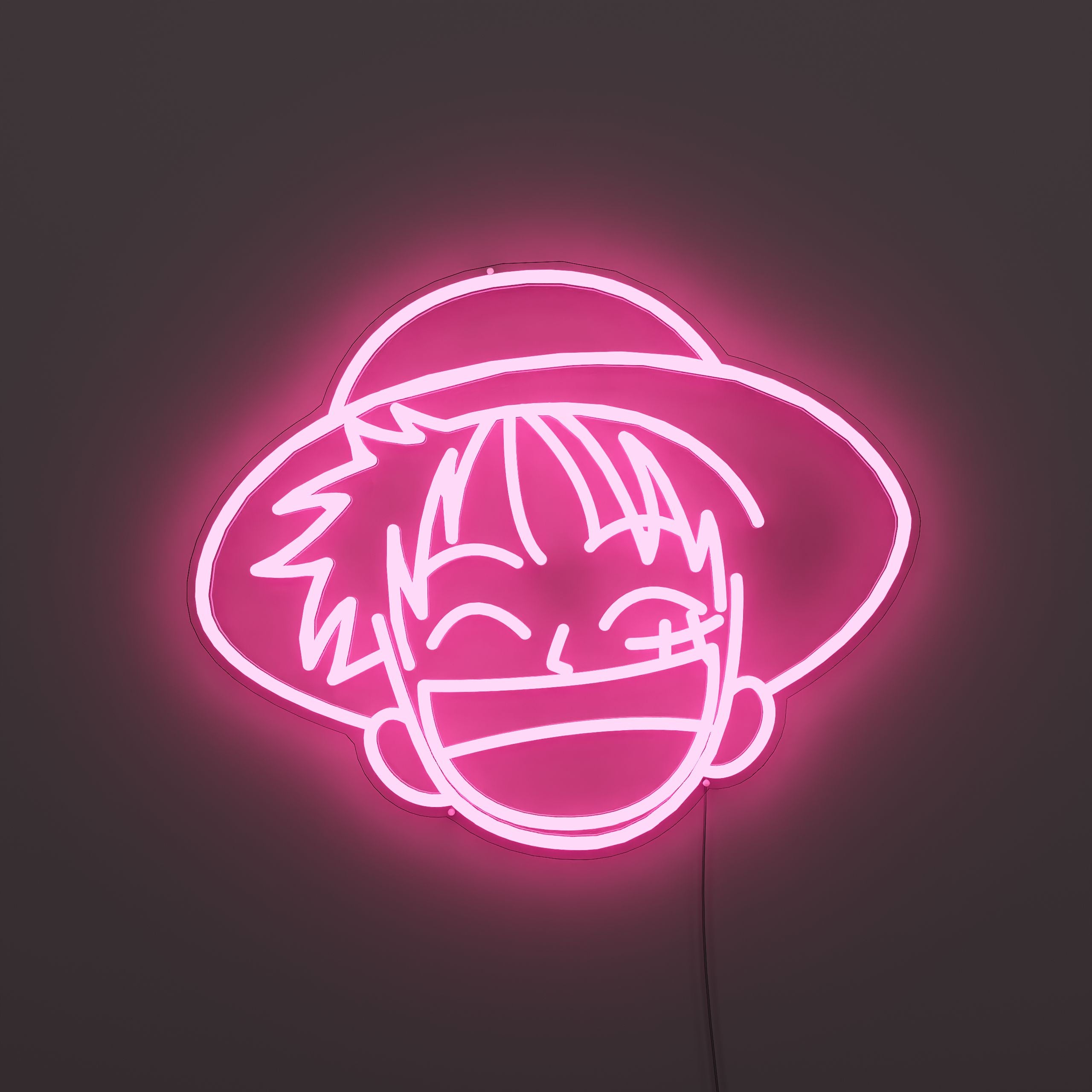monkey-d-luffy-DeepPink-Neon-sign-Lite