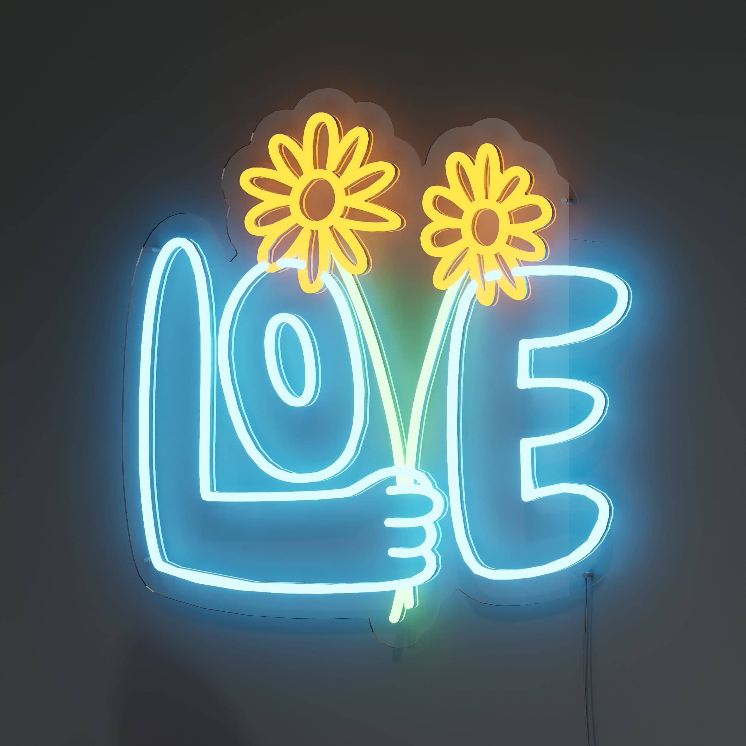 Illuminate your space with a love neon sign