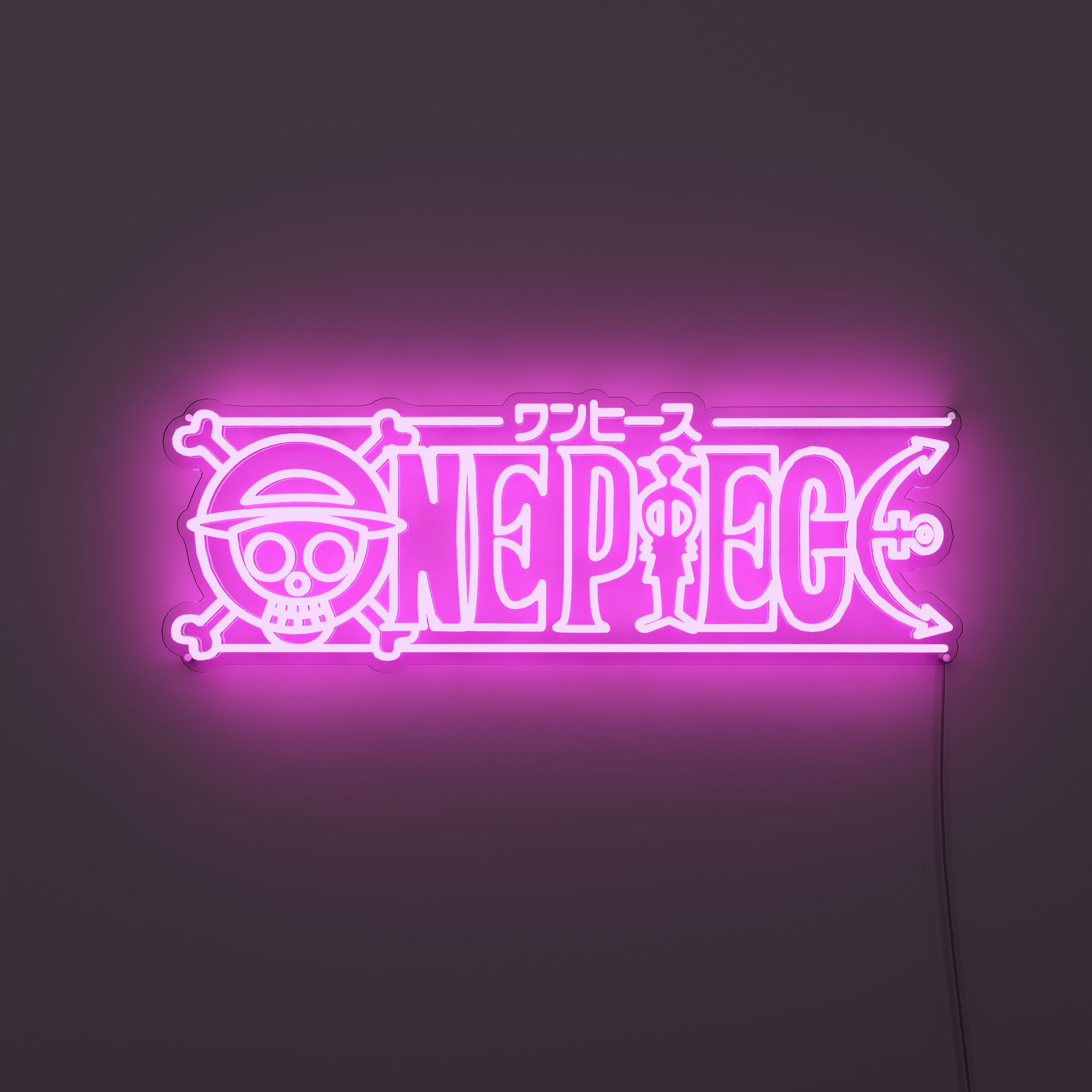 one-piece-Fuchsia-Neon-sign-Lite
