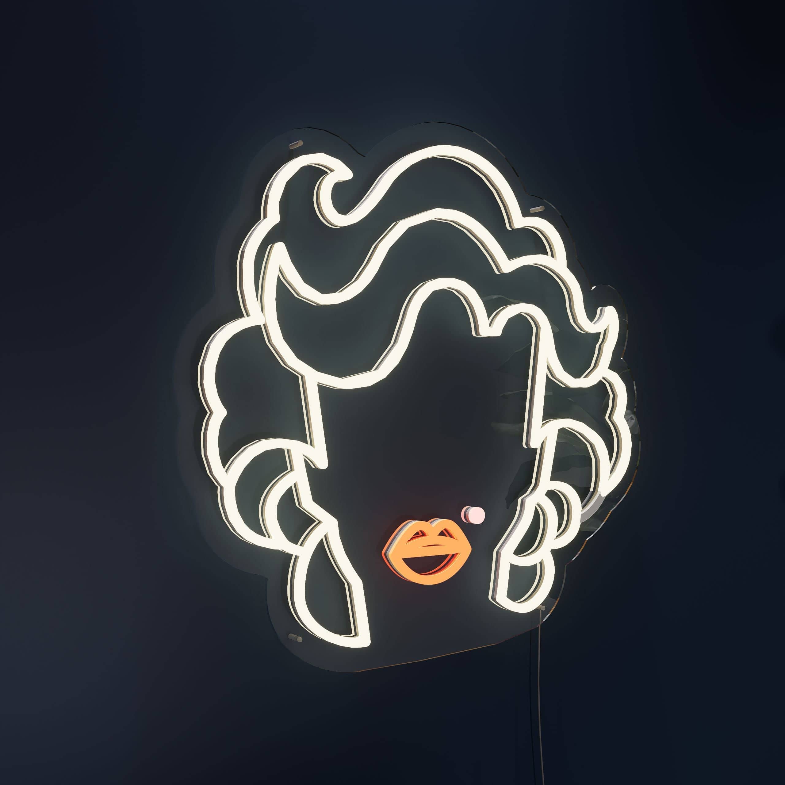 Energy-efficient LED light sign for stylish homes