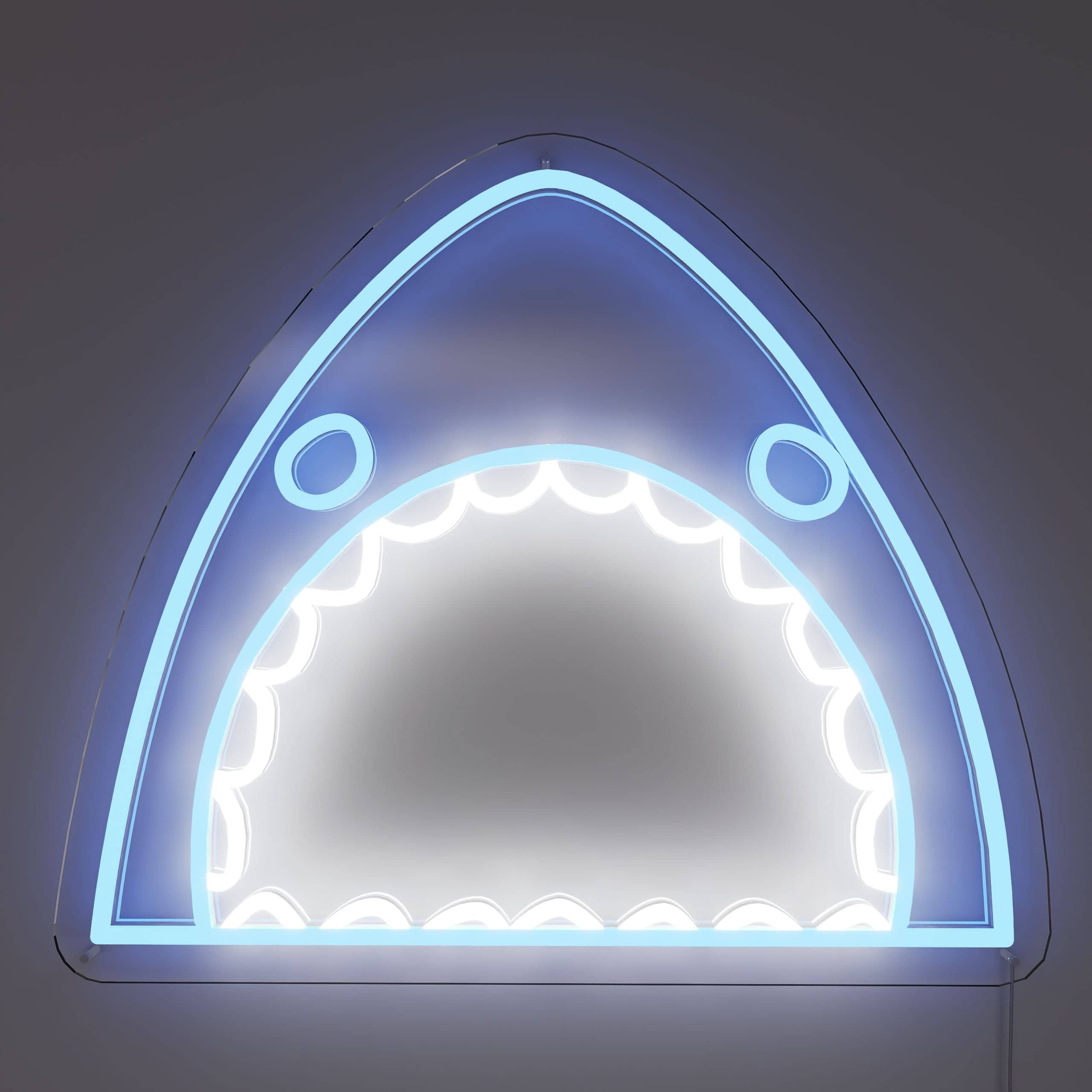 massive-shark led light sign