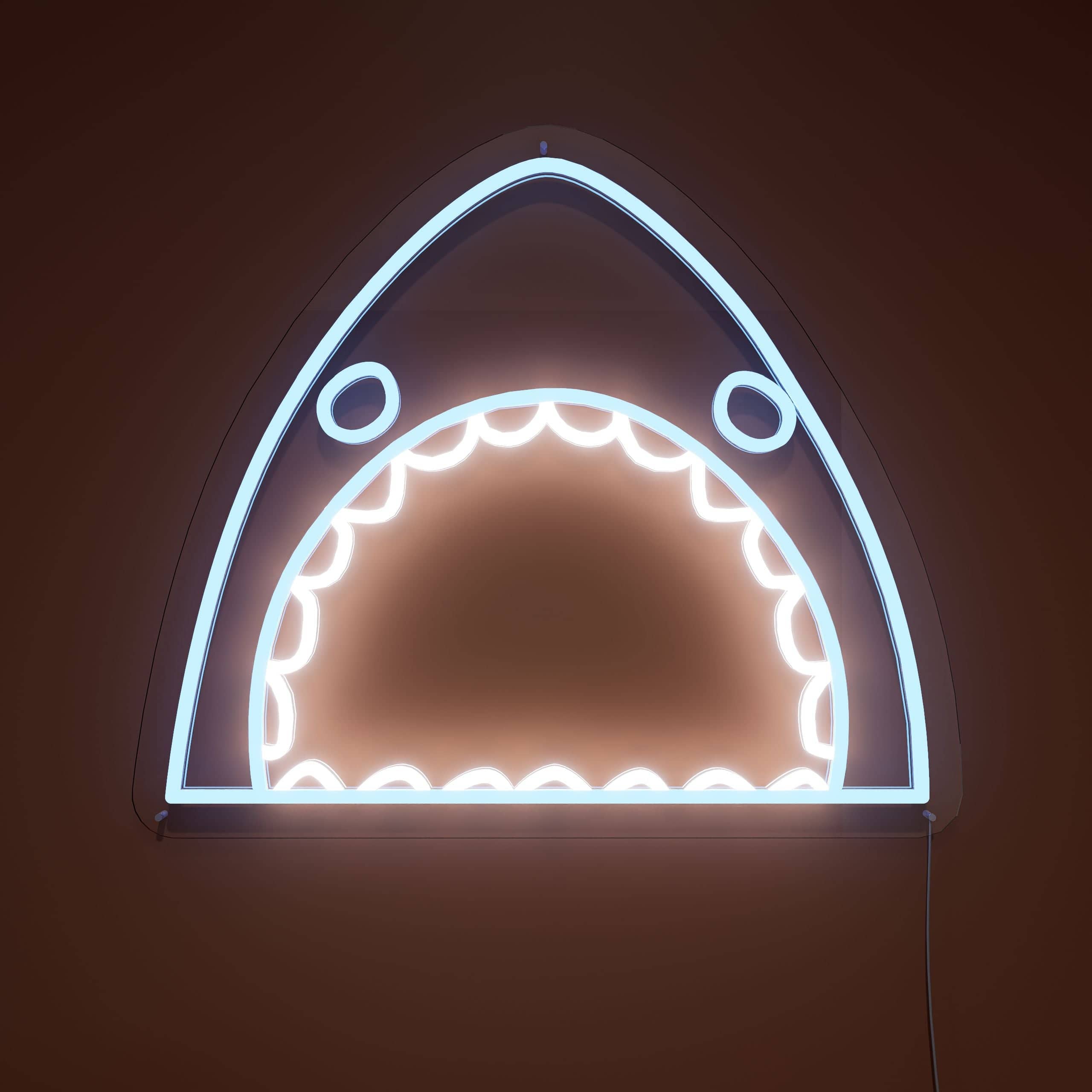 shark's-led light sign