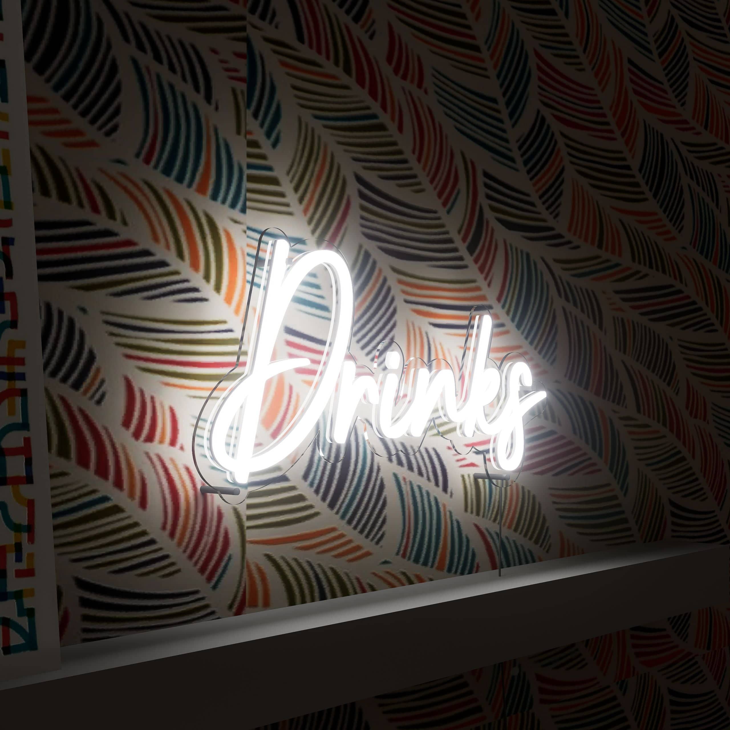 Neon bar sign perfect for home bar areas