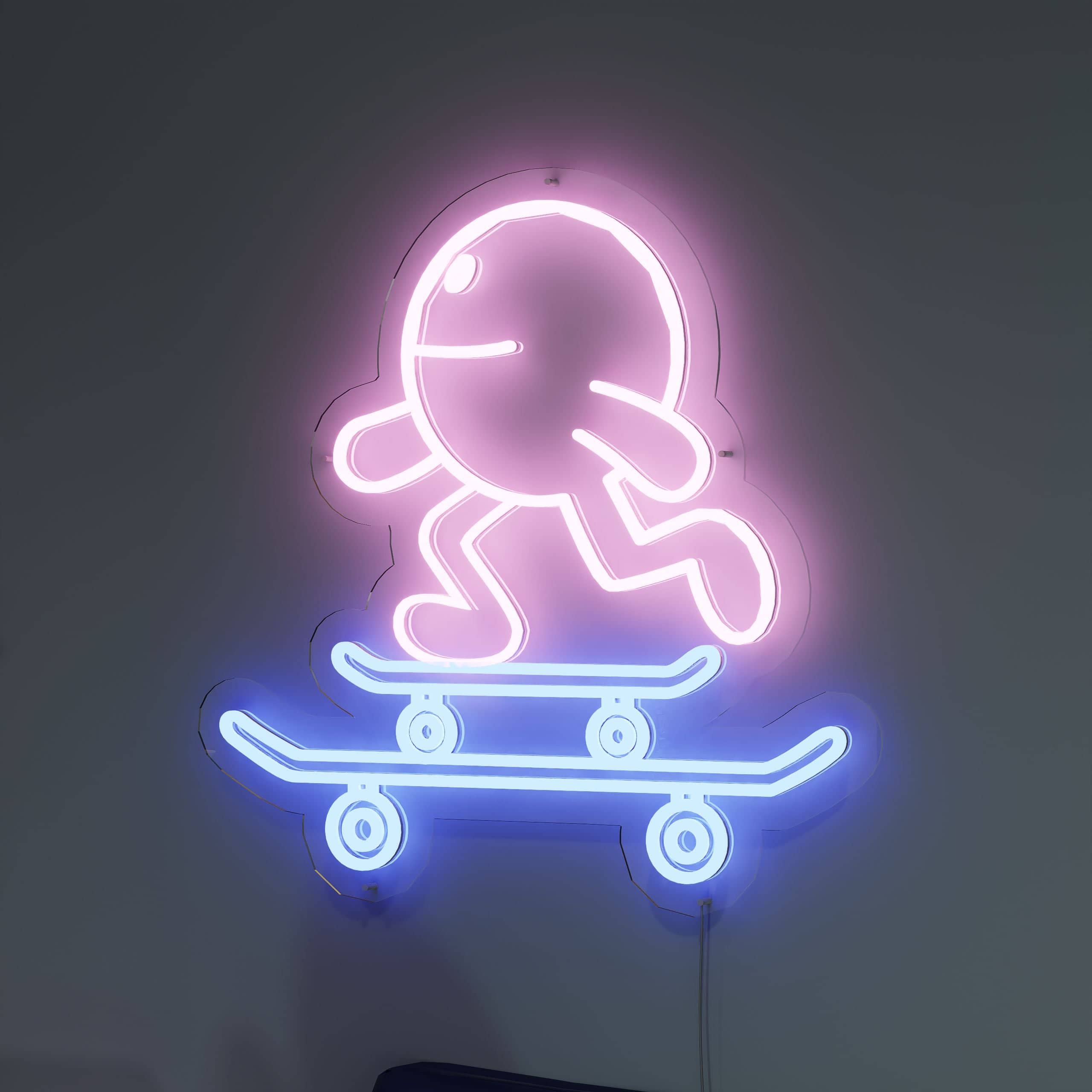 Funny neon signs bring a playful light home