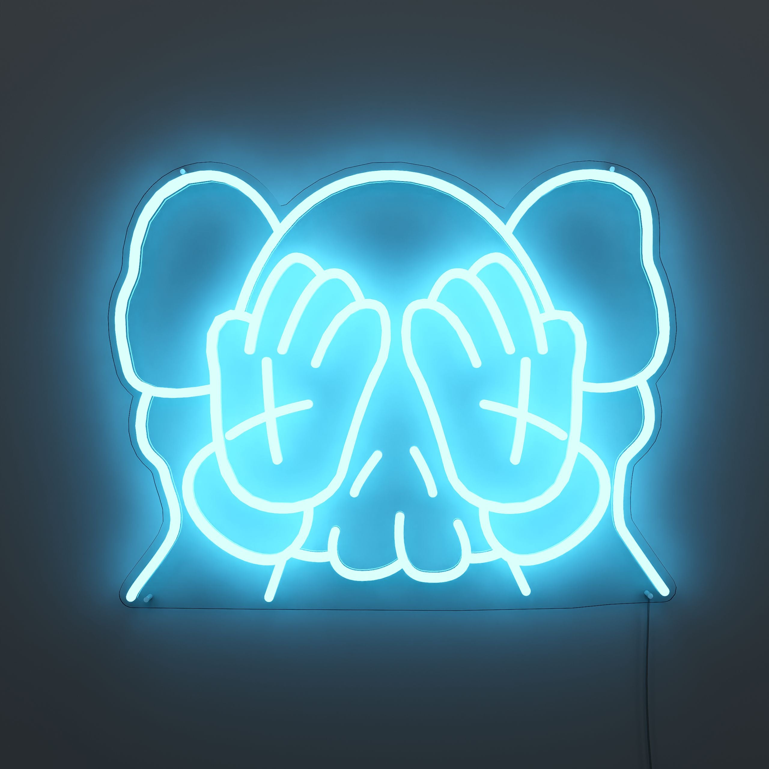 kaws-neon-sign-DarkBlue-Neon-sign-Lite
