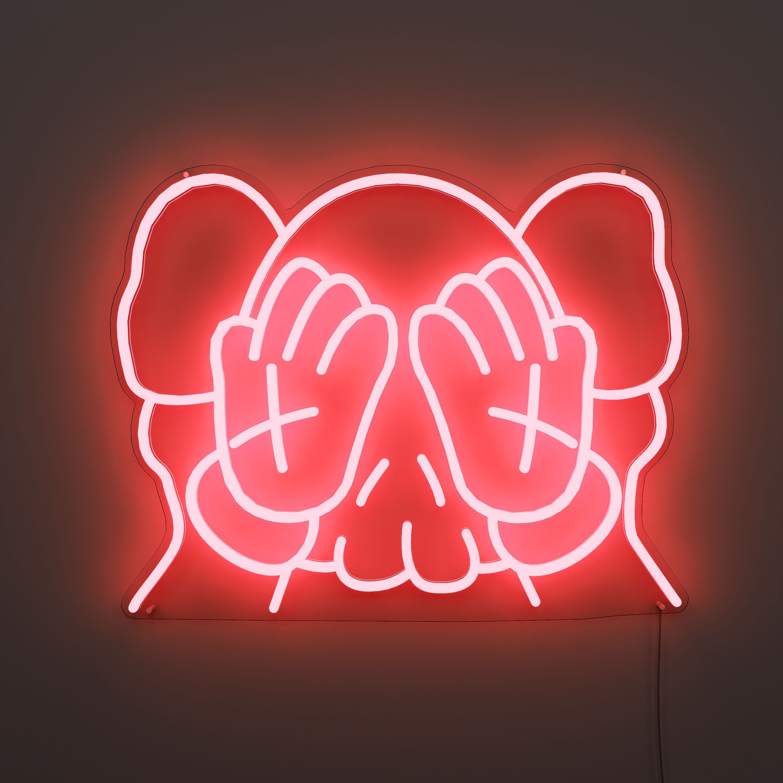 kaws-neon-sign-FireBrick-Neon-sign-Lite