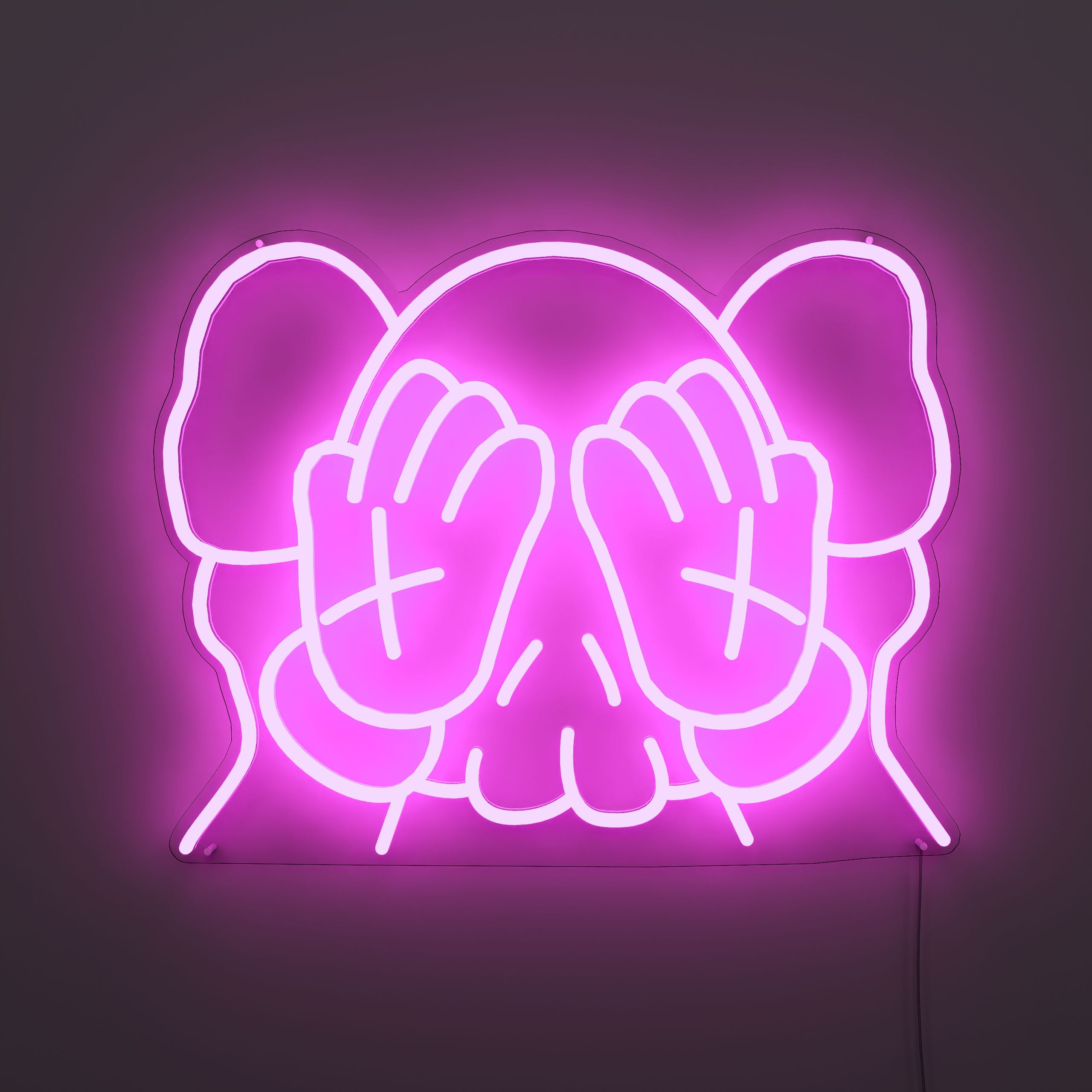 kaws-neon-sign-Fuchsia-Neon-sign-Lite