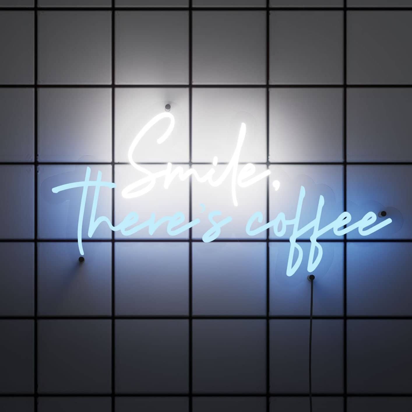 Coffee neon sign adds warmth to any room
