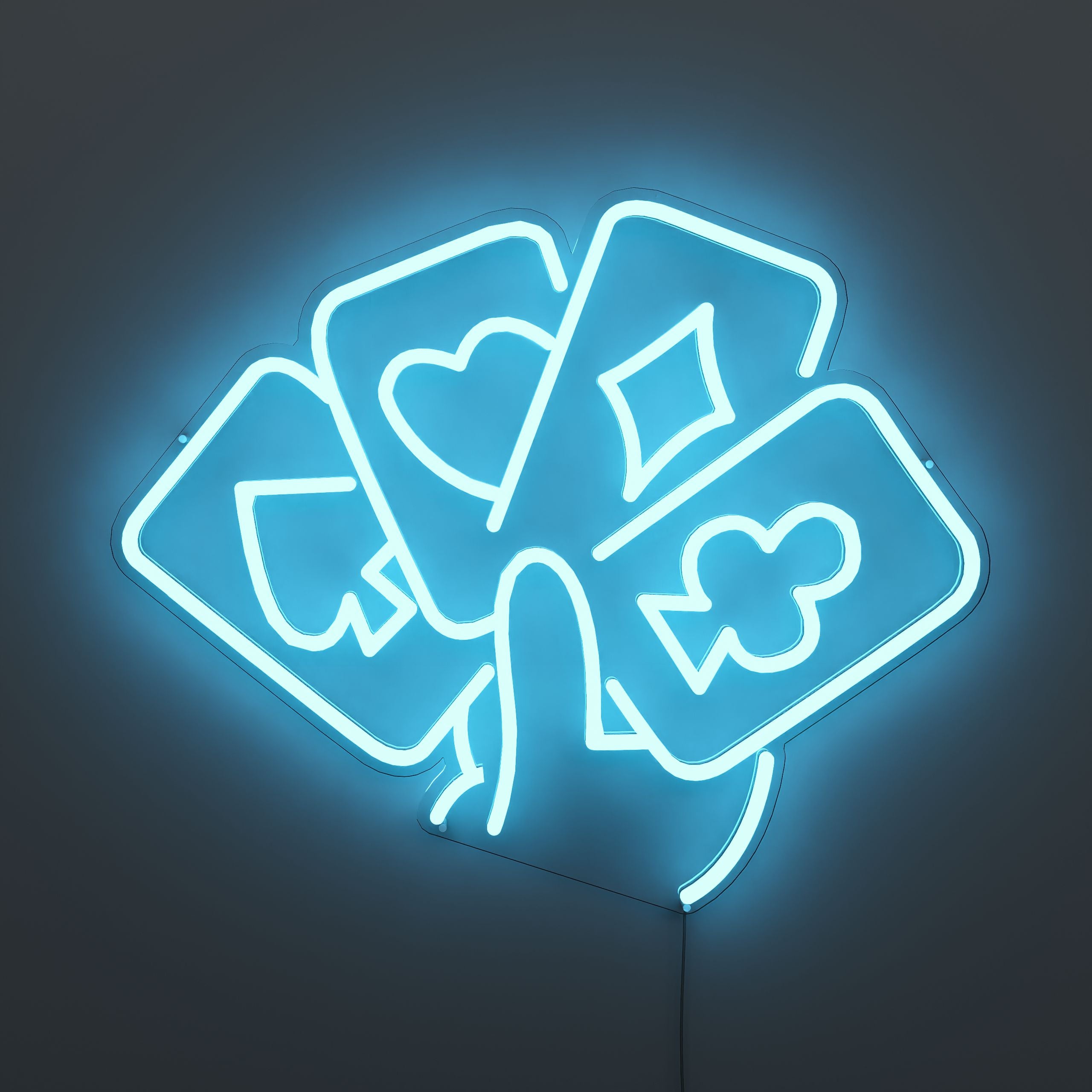 Texas poker neon sign-DarkBlue-Neon-sign-Lite