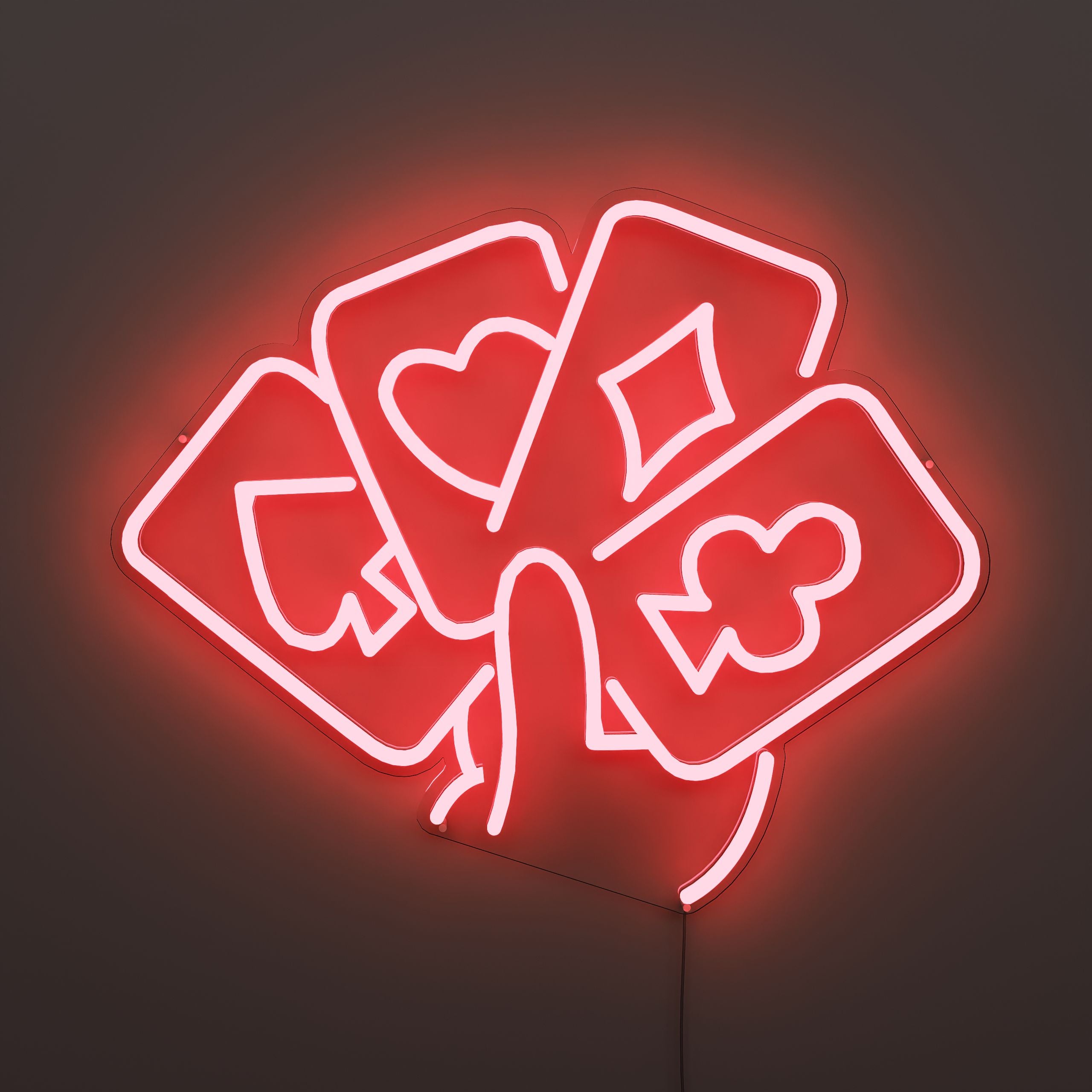 Texas poker neon sign-FireBrick-Neon-sign-Lite