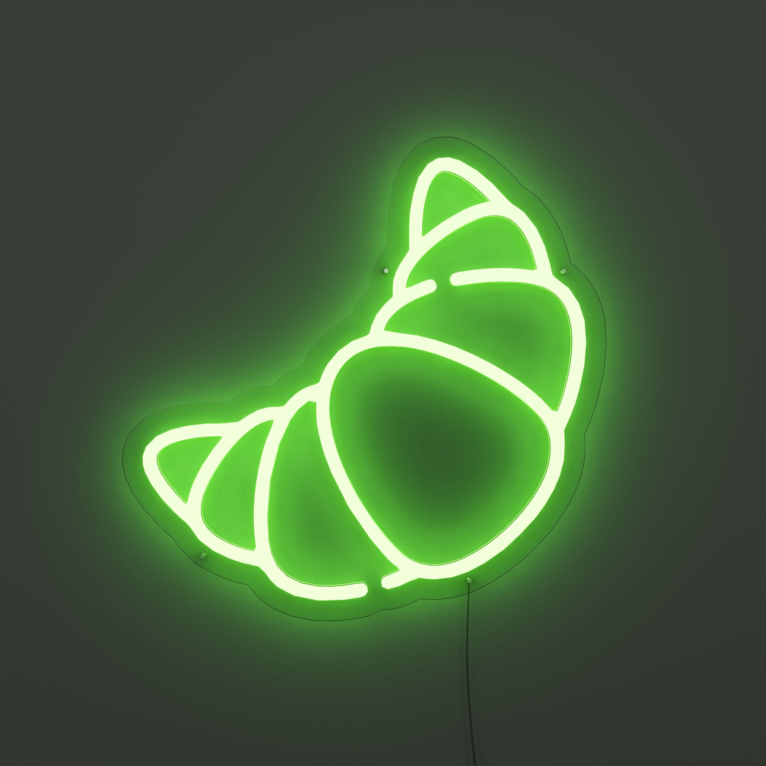 Croissant Light in Neon green