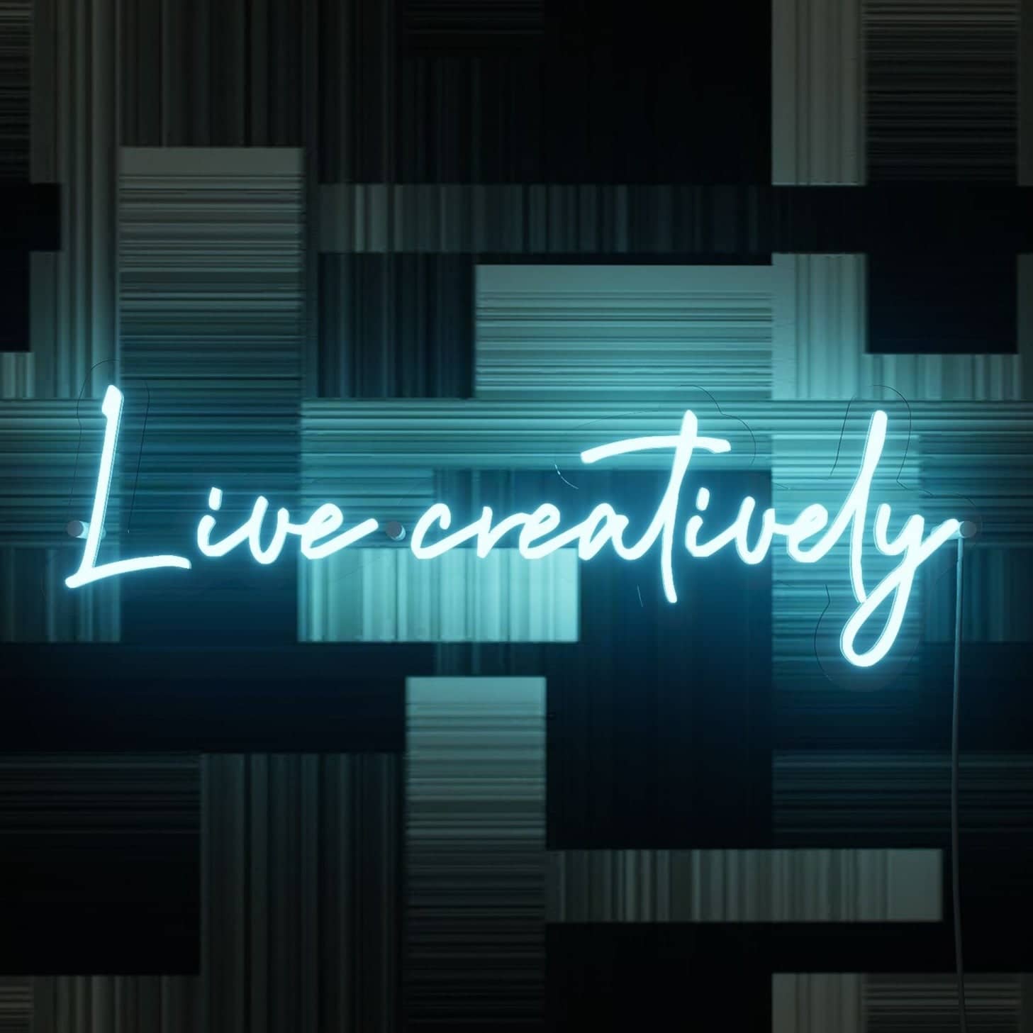 Personalized neon light signs from Live Creatively, perfect for unique room styling