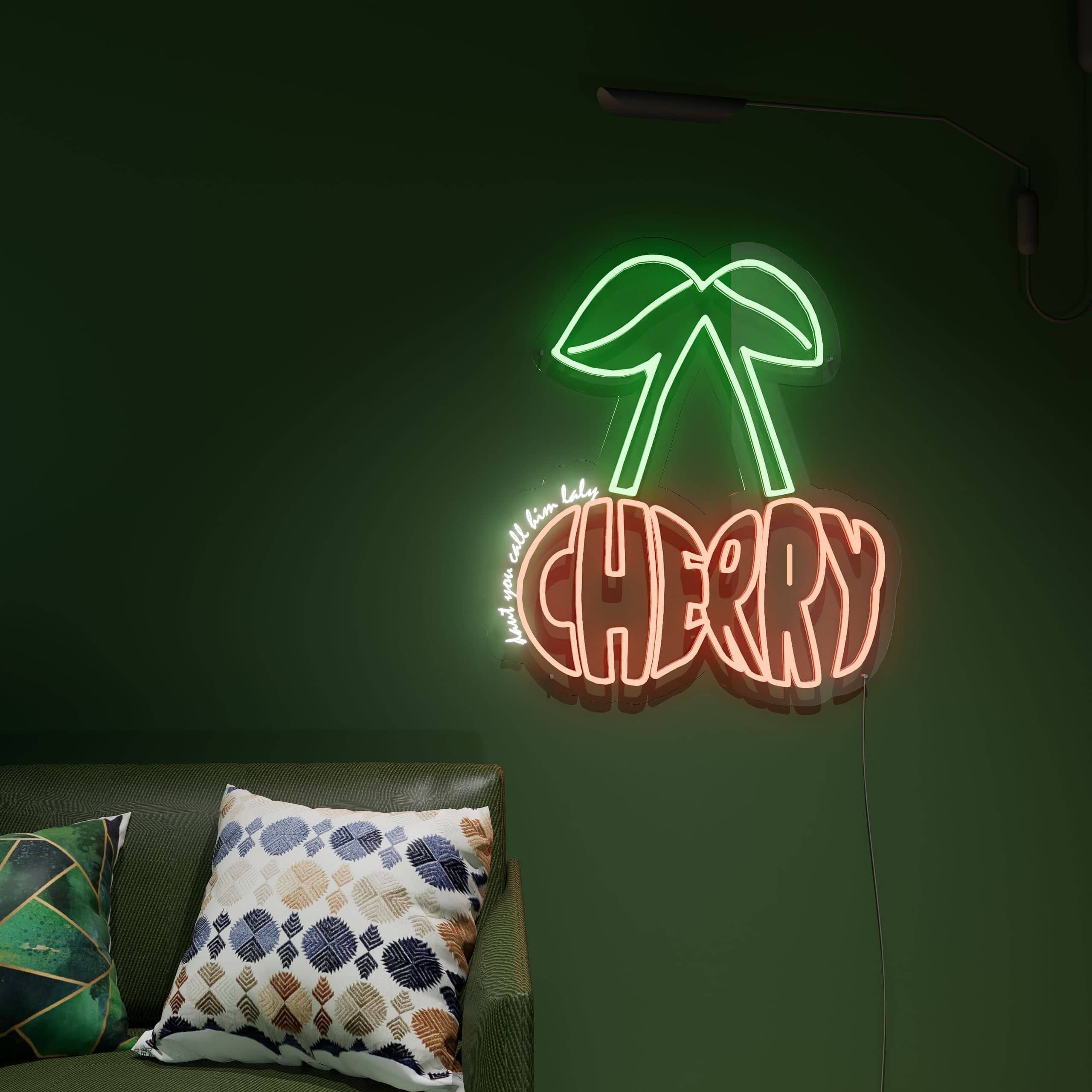 Vibrant Lovely Bell sign adds charm to decor