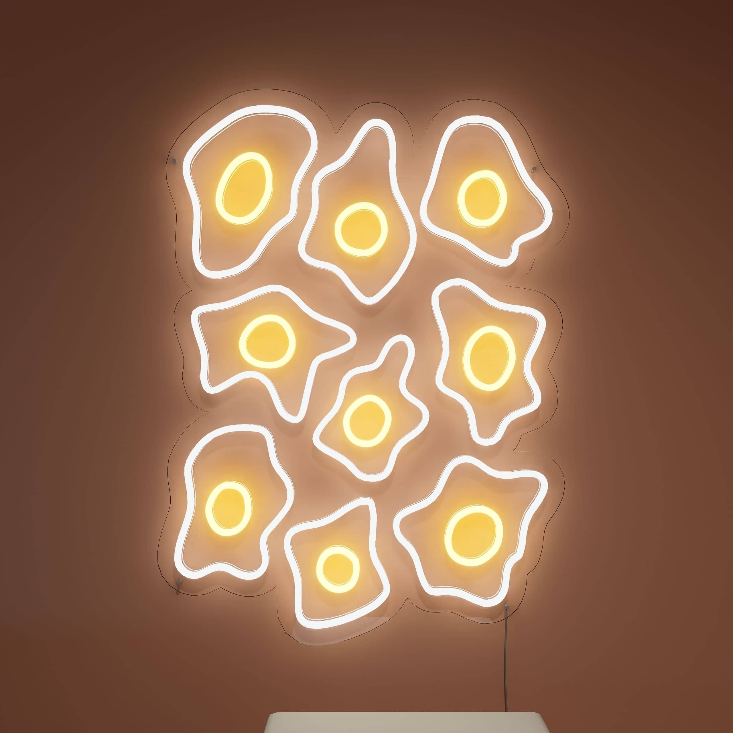 Fried Egg Signs add humor to man cave decor