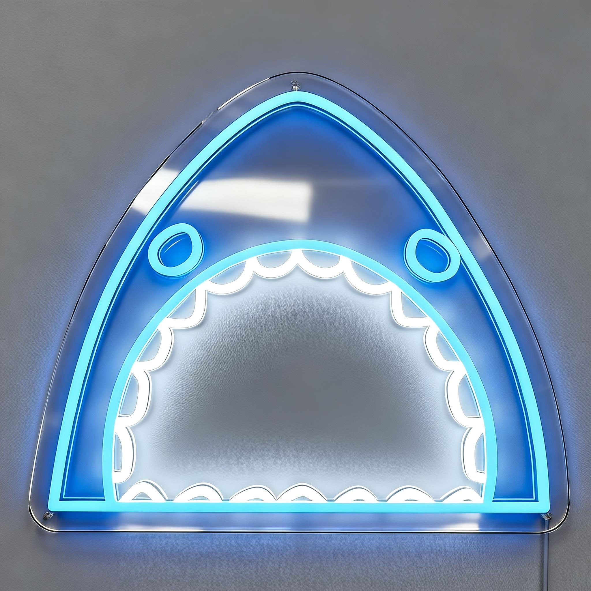 Big Mouth Shark Neon Sign