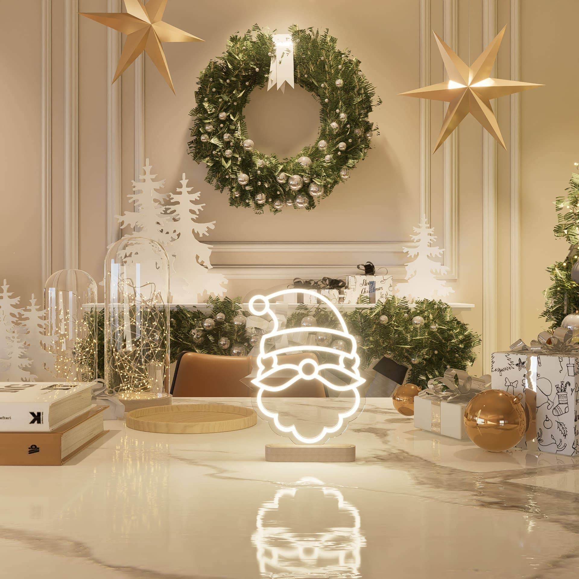 Christmas Santa Claus Sign