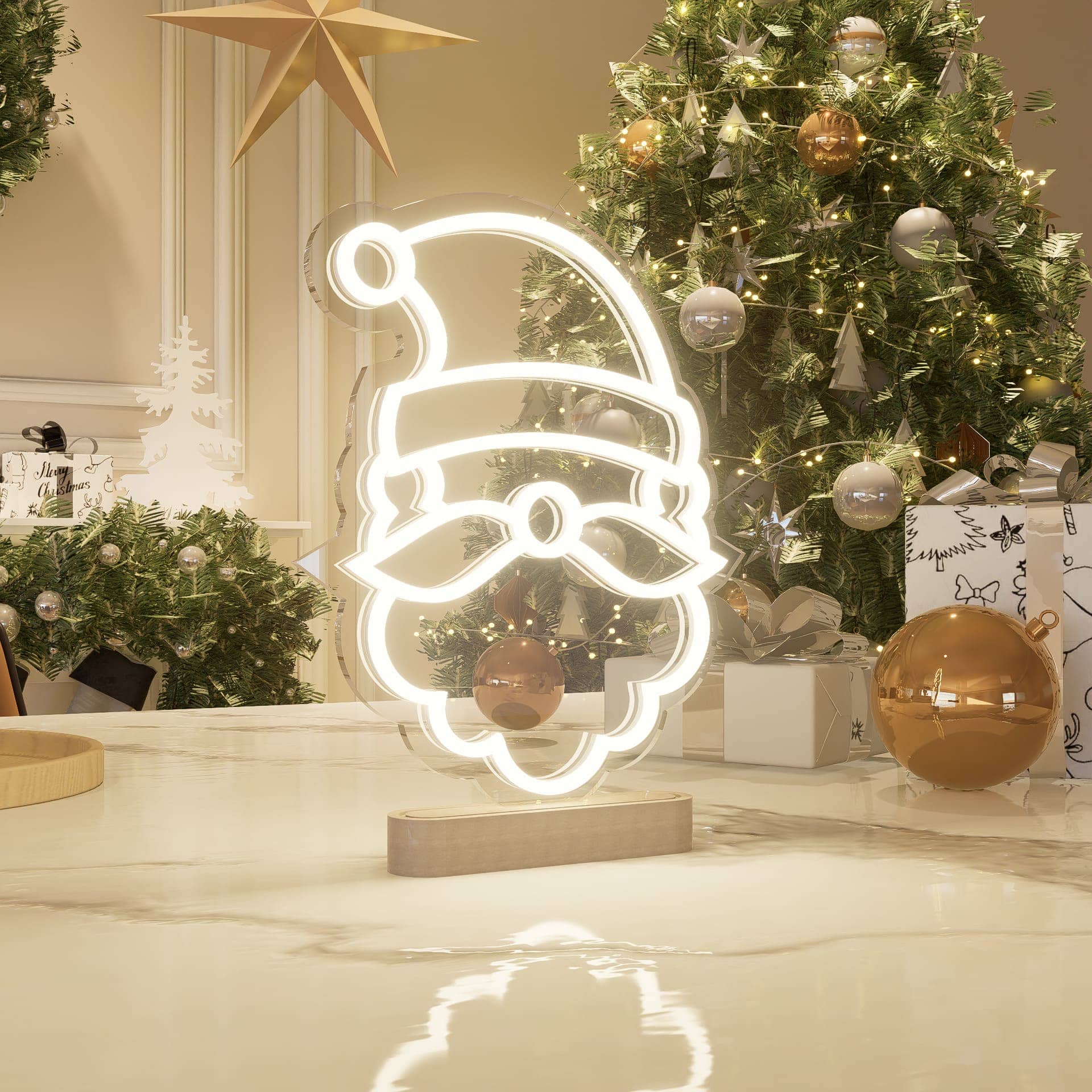 Christmas Santa Claus Sign