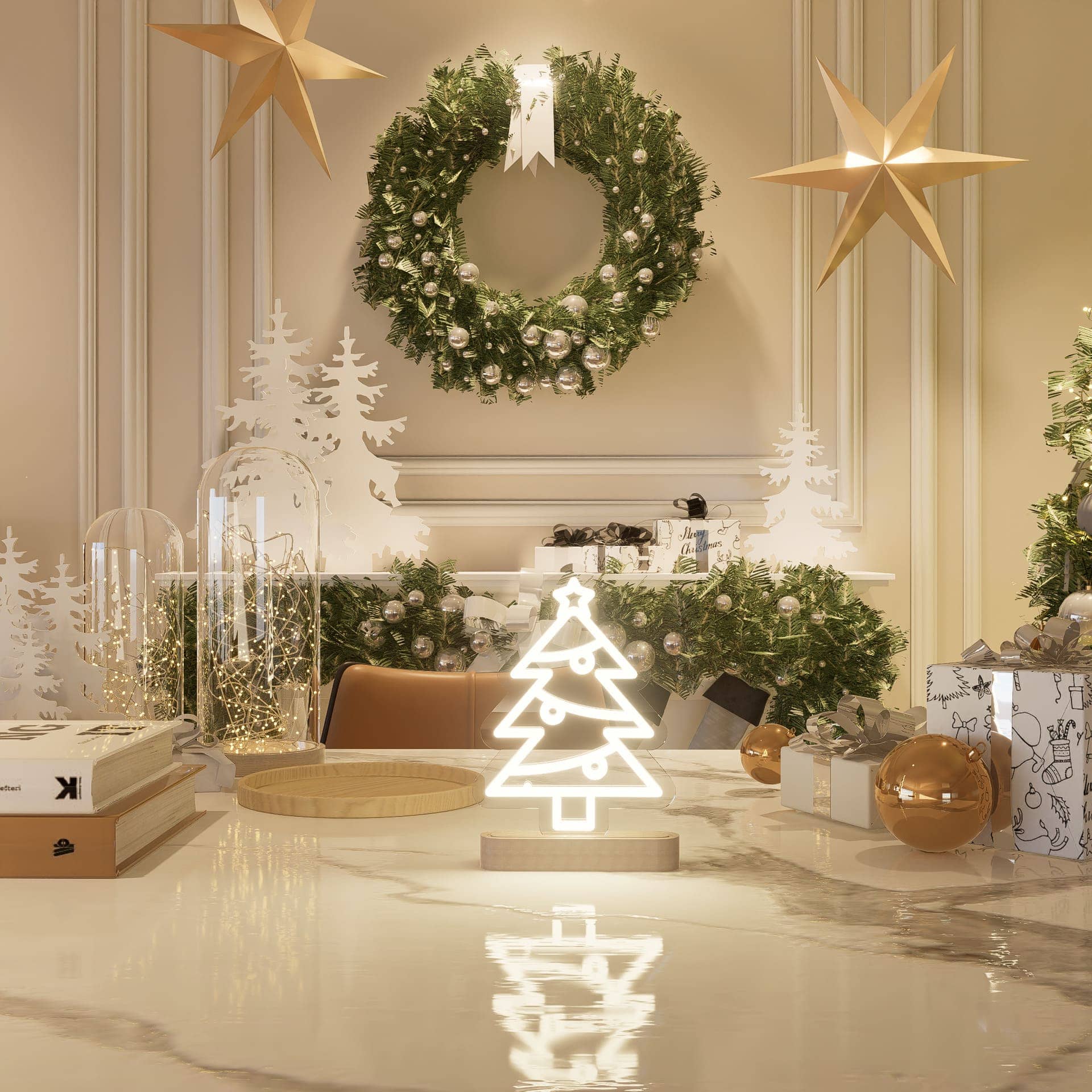 Christmas cedar tree Sign