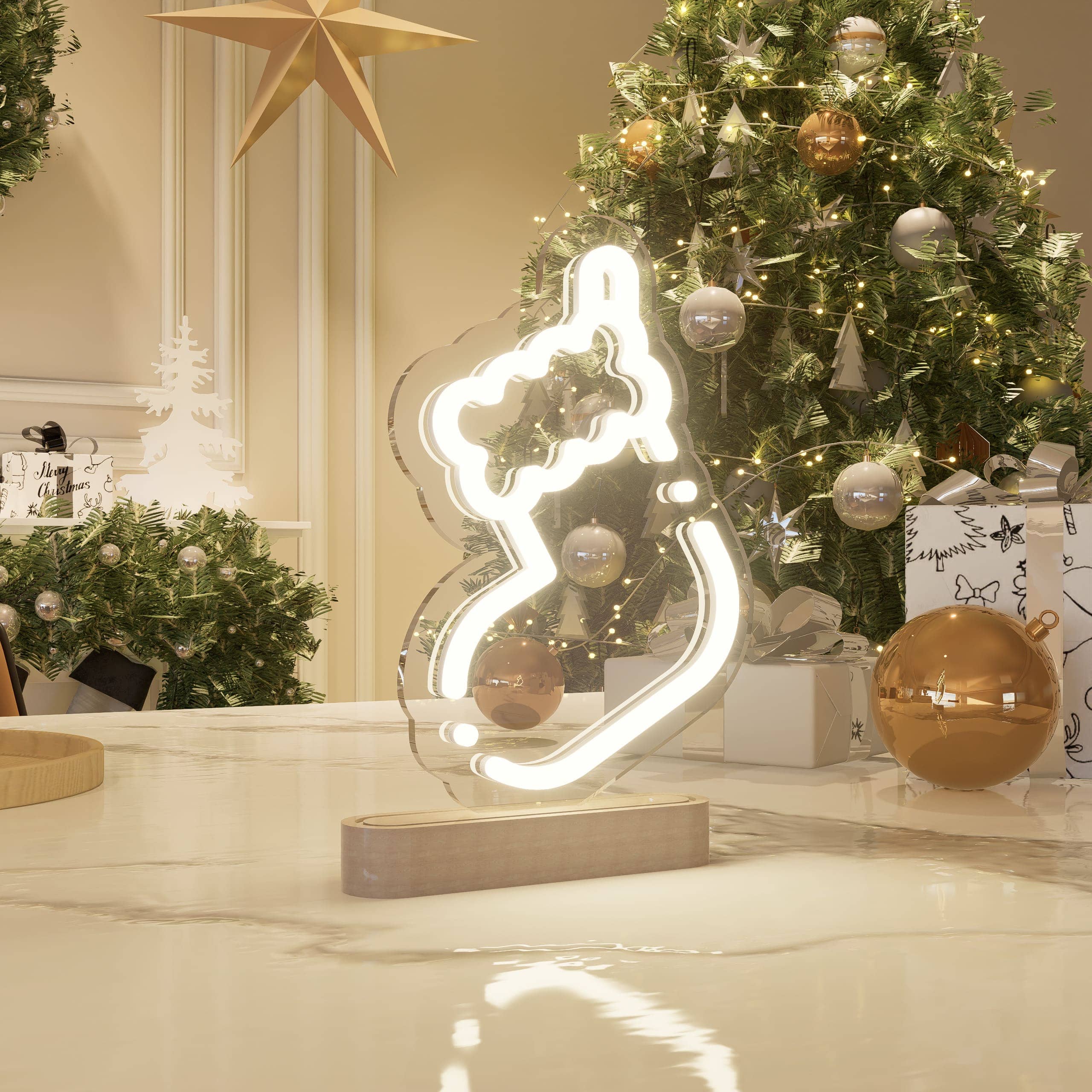 Christmas Stocking Neon Light