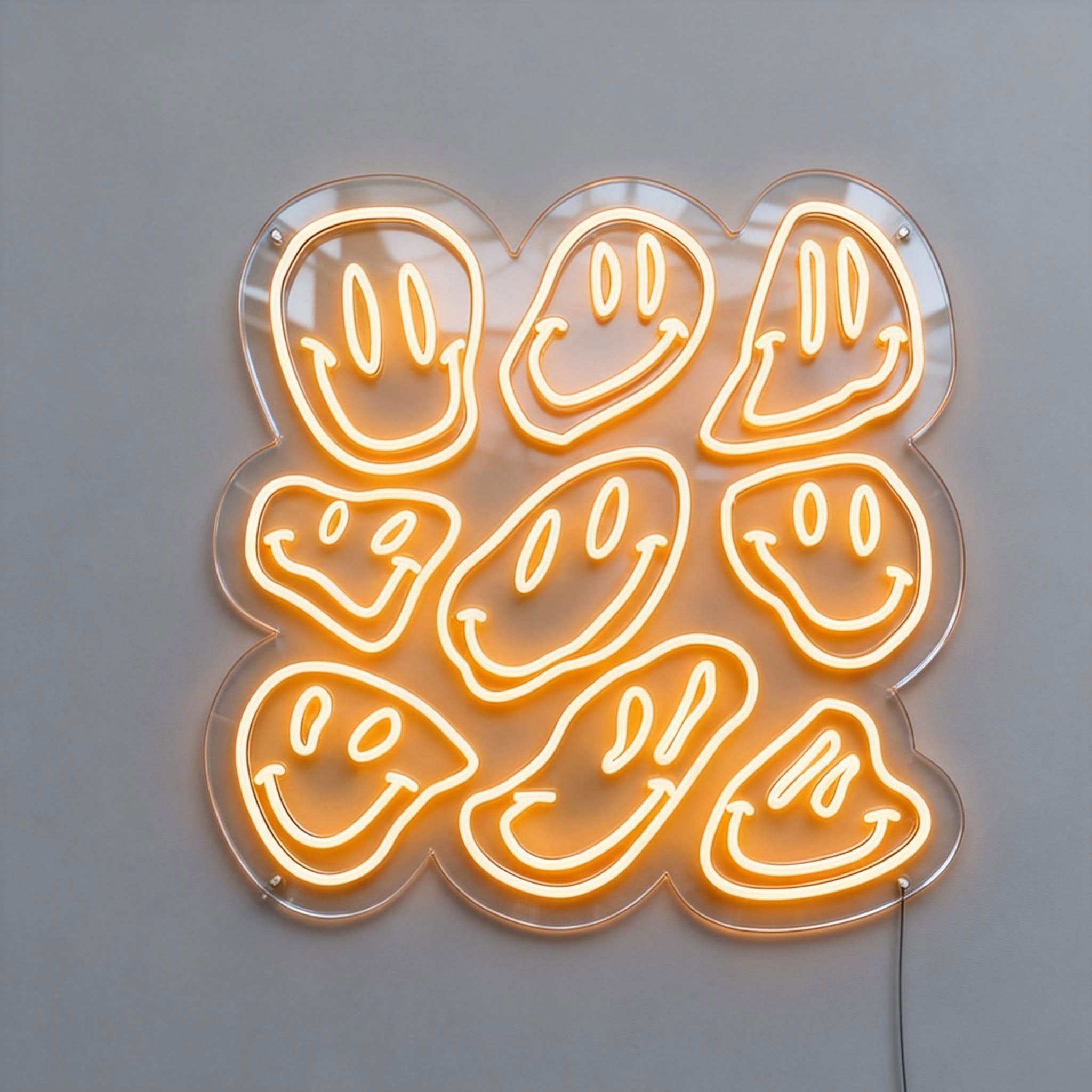Dynamic Smile Neon Sign