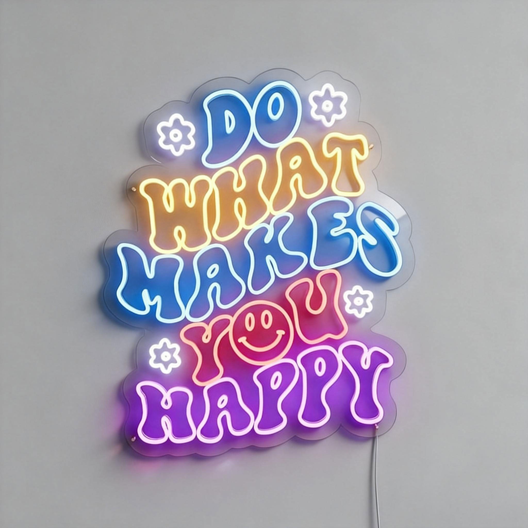 Do What Makes You Happy Neon Light Signs