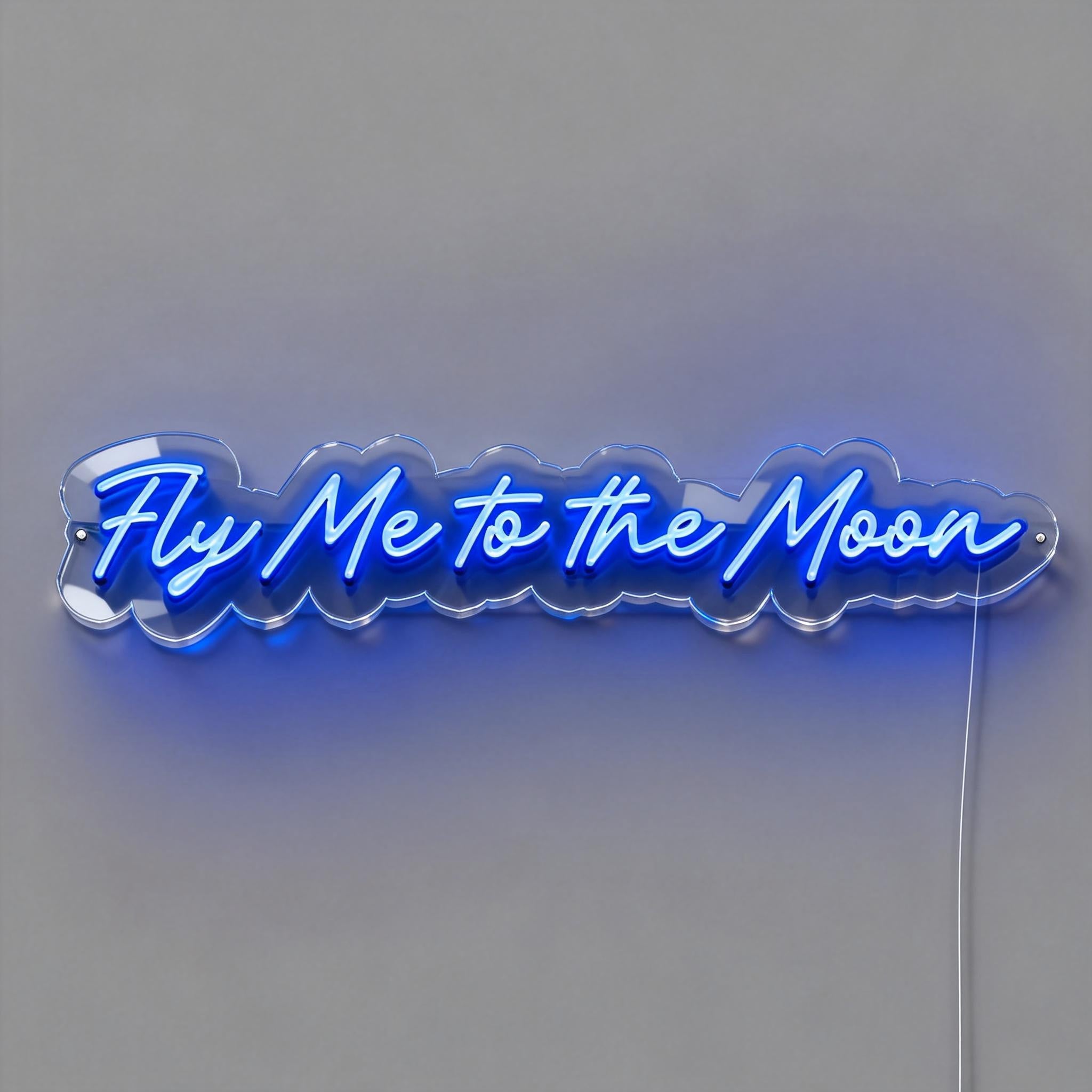 Fly Me To The Moon Neon Sign