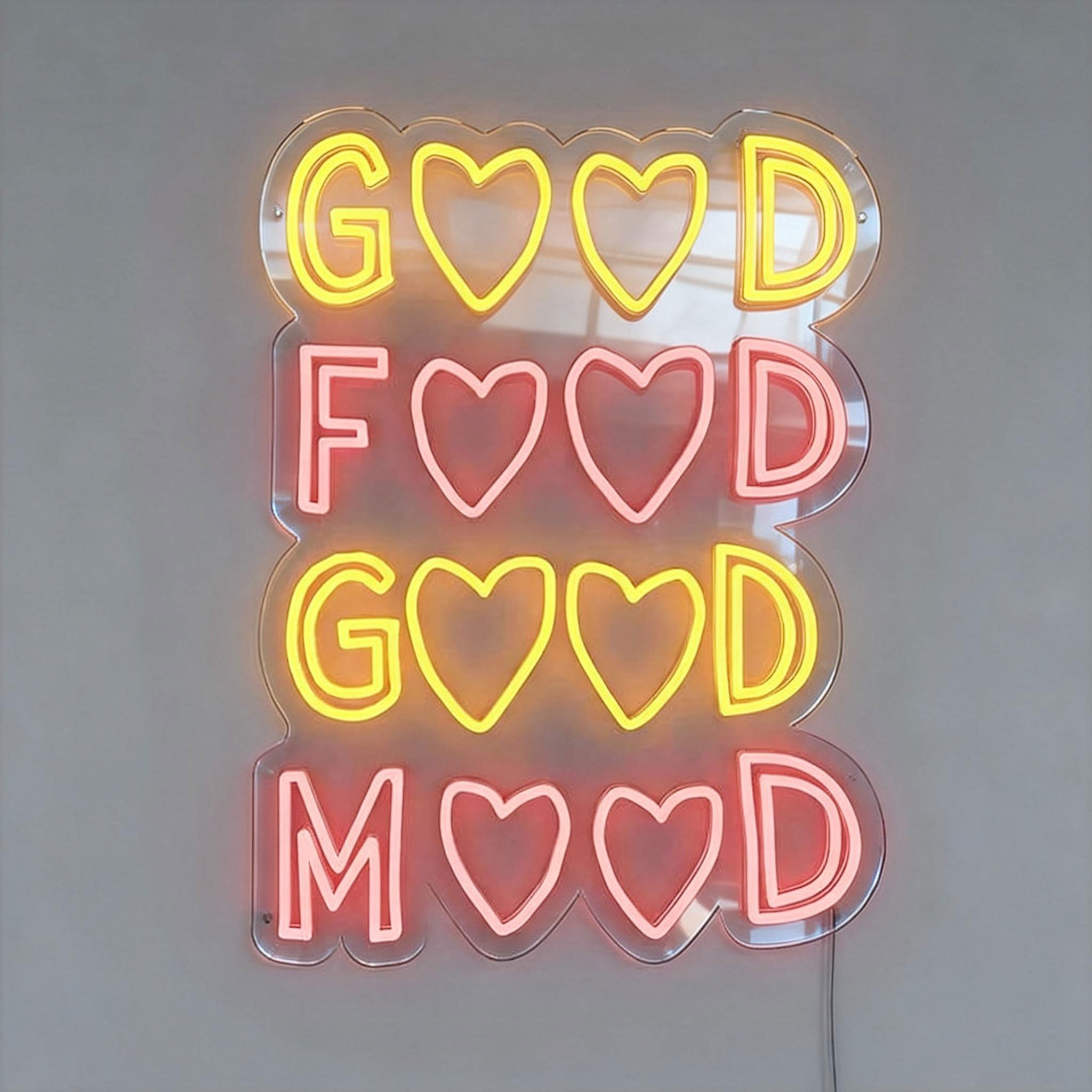 Good Mood Good Food Neon Sign