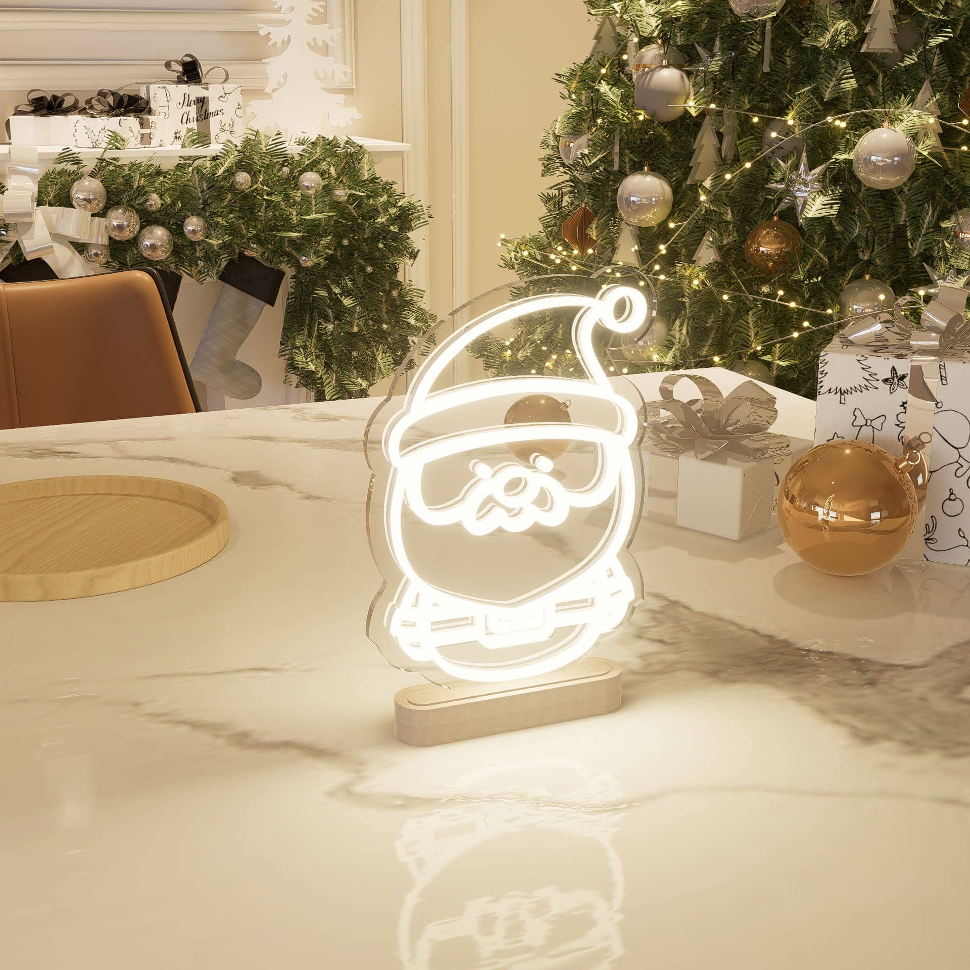 Cute Santa Table Signs