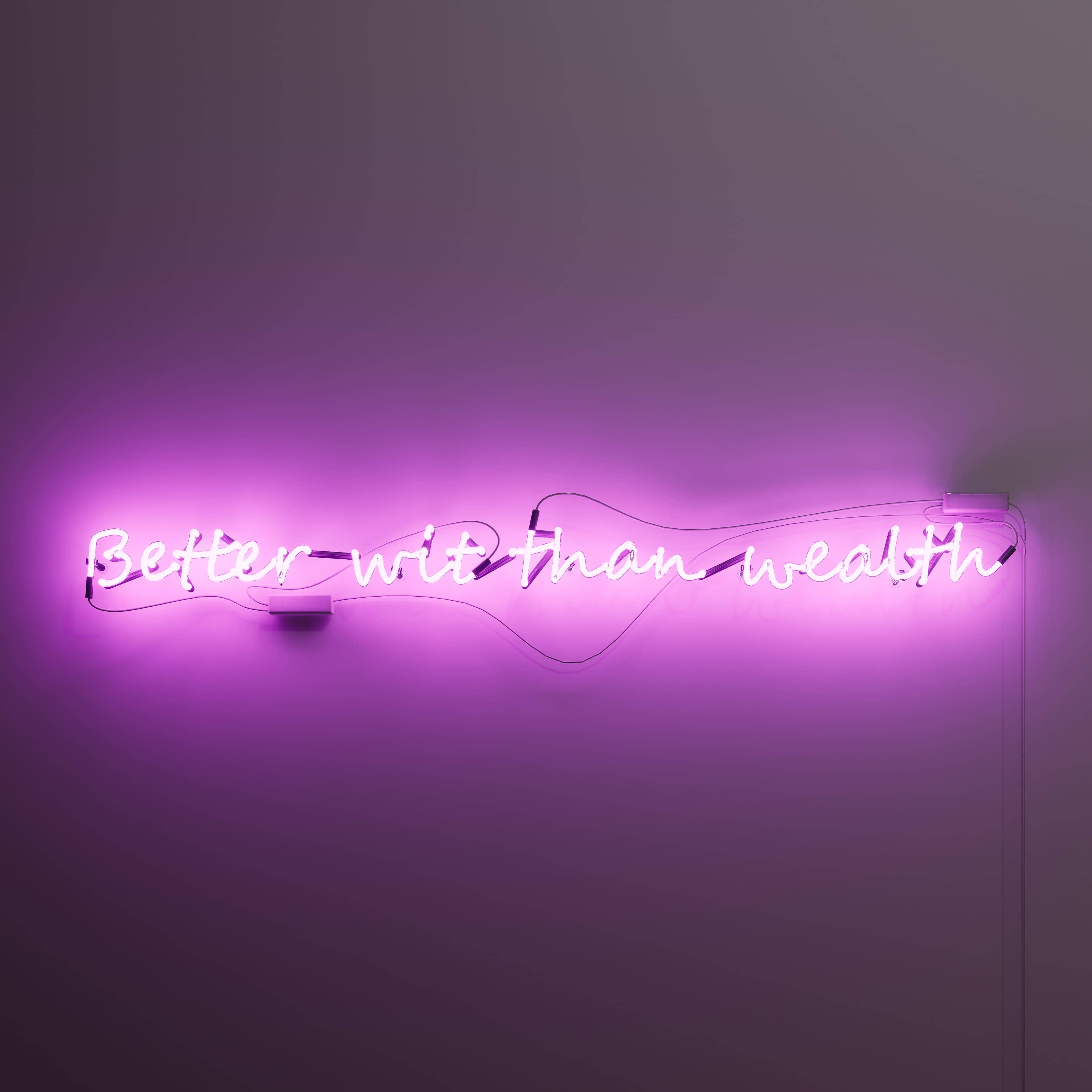 custom wedding neon sign-wealth