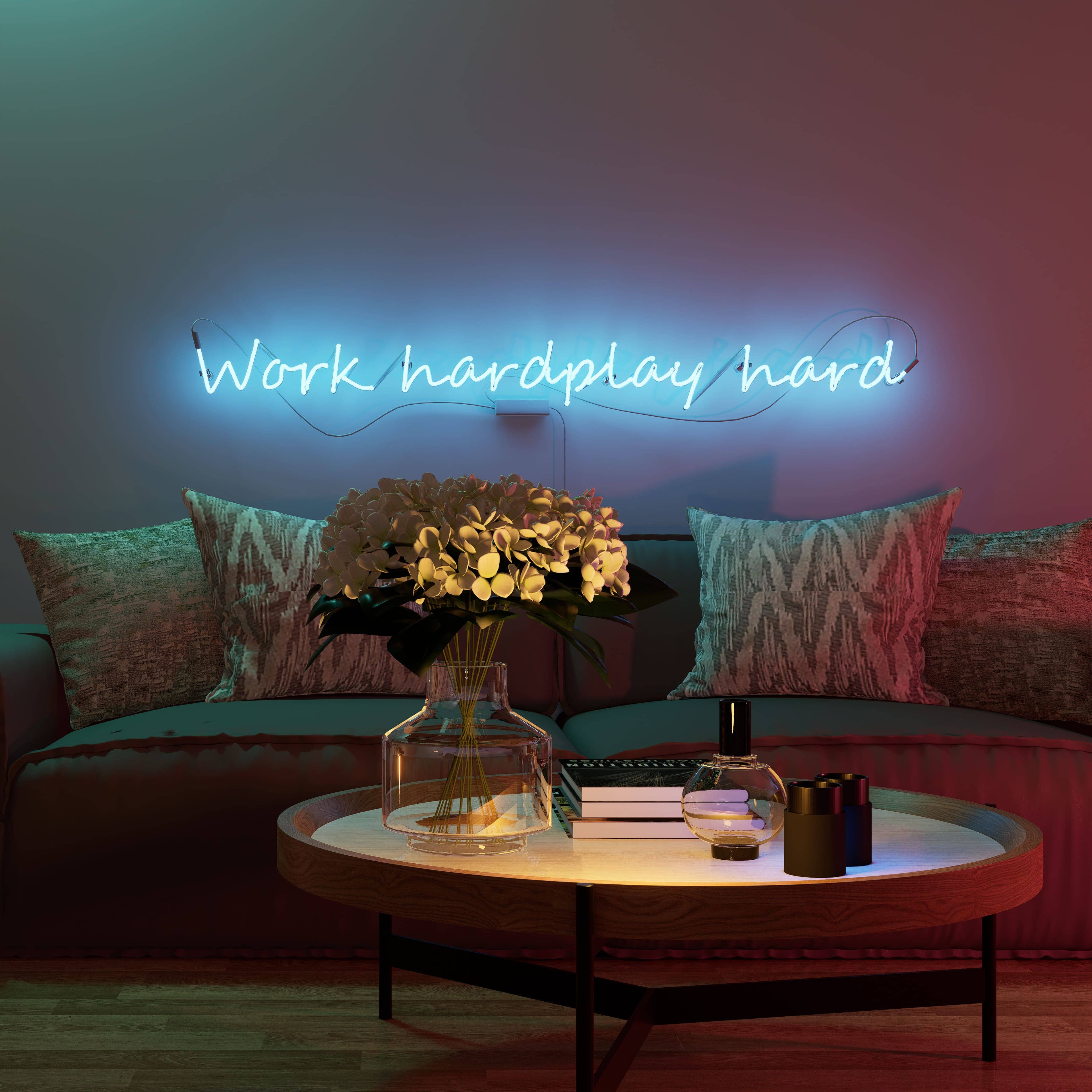 vintage-neon-signs-illuminate-the-power-of-'work-hard,-play-hard