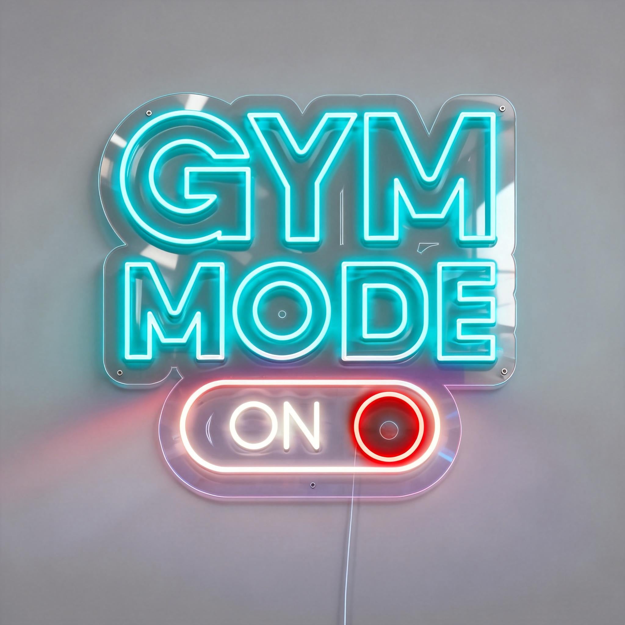 Gym Mode On Neon Sign