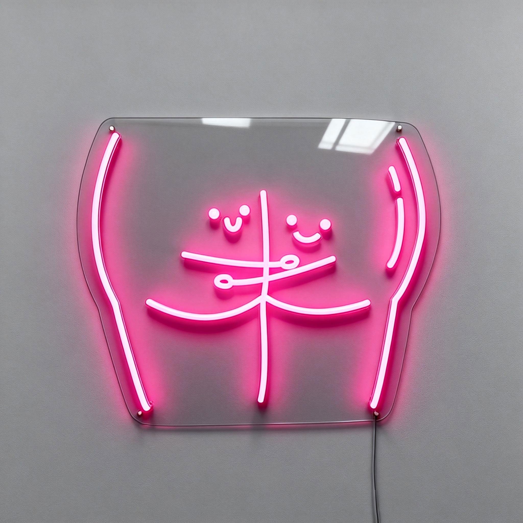 Happy Butt Funny Neon Signs
