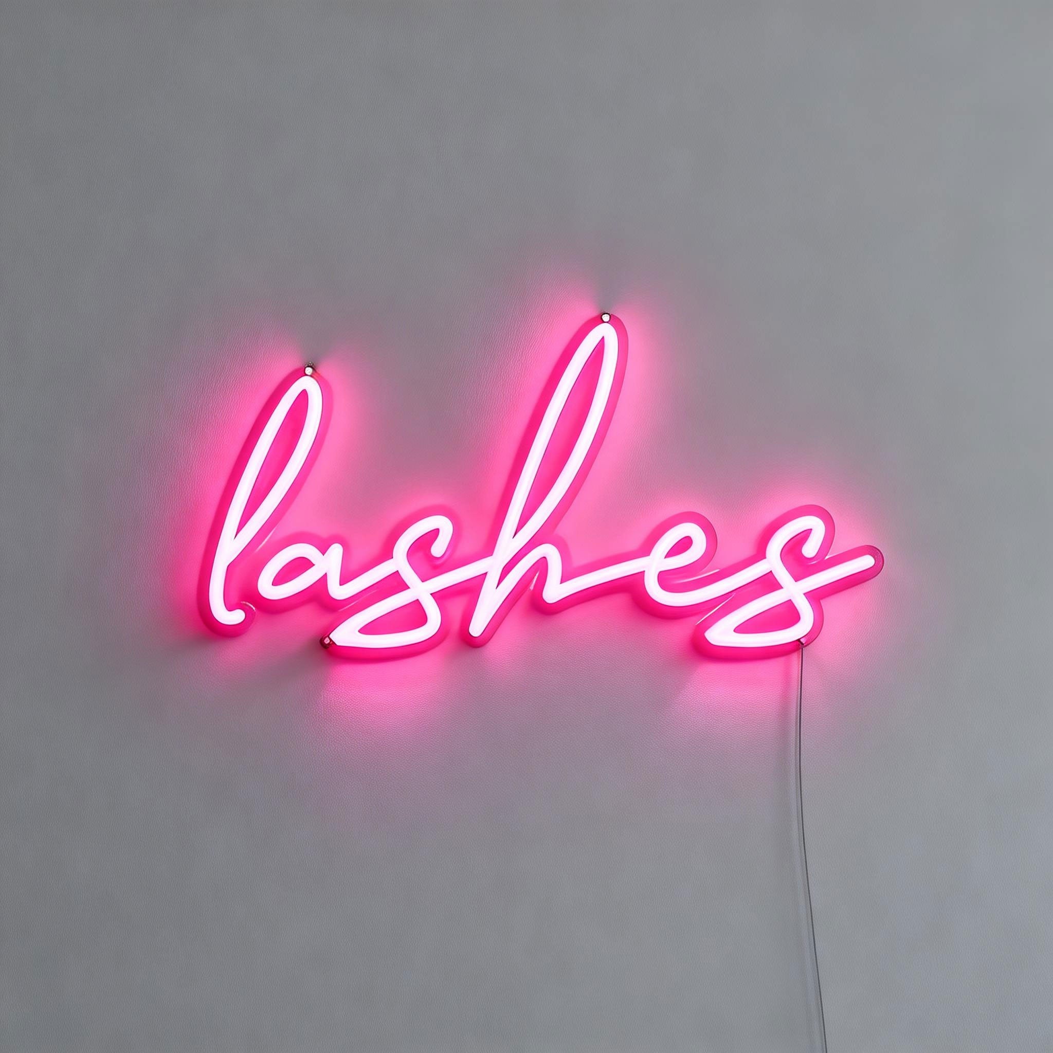 Lashes Neon Sign